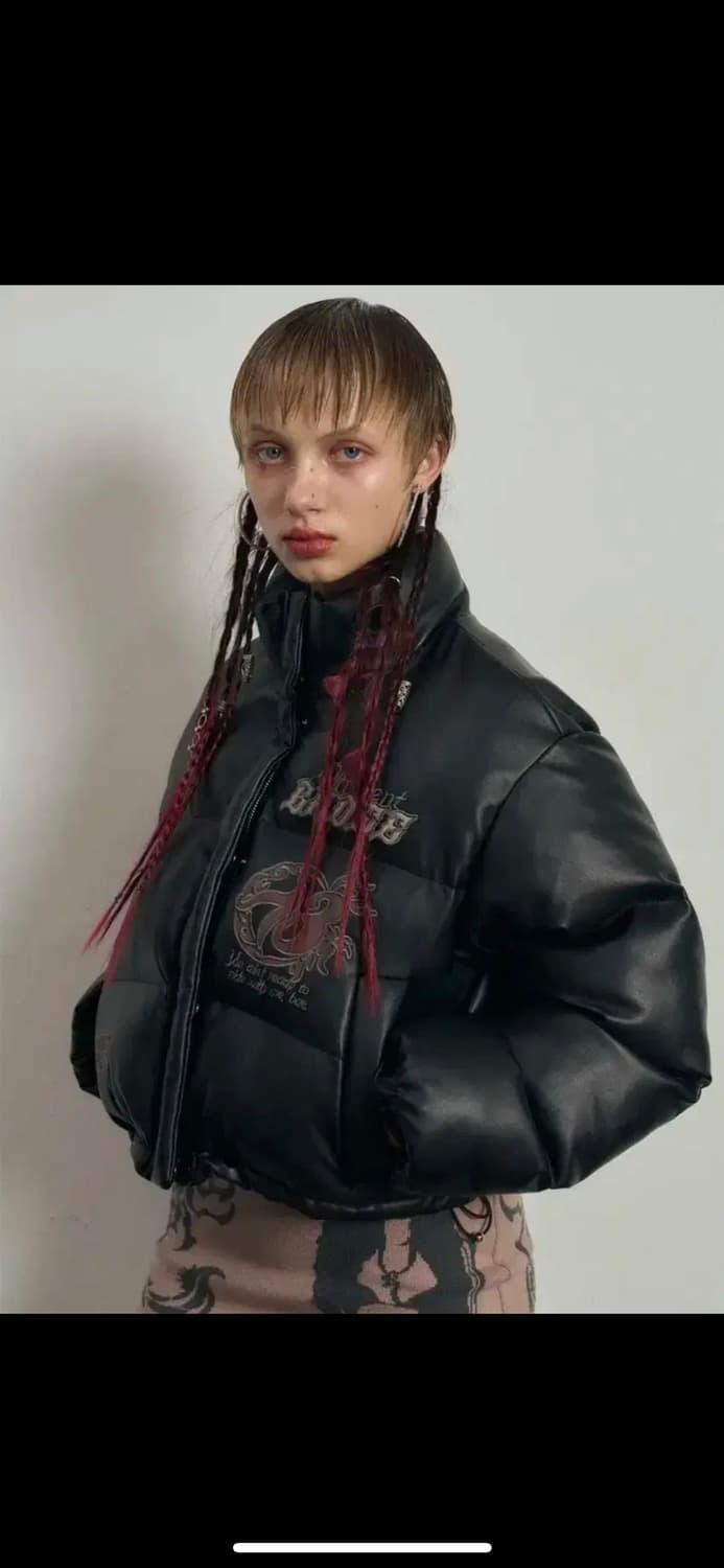 배디 레더 숏패딩 M 상품이미지2