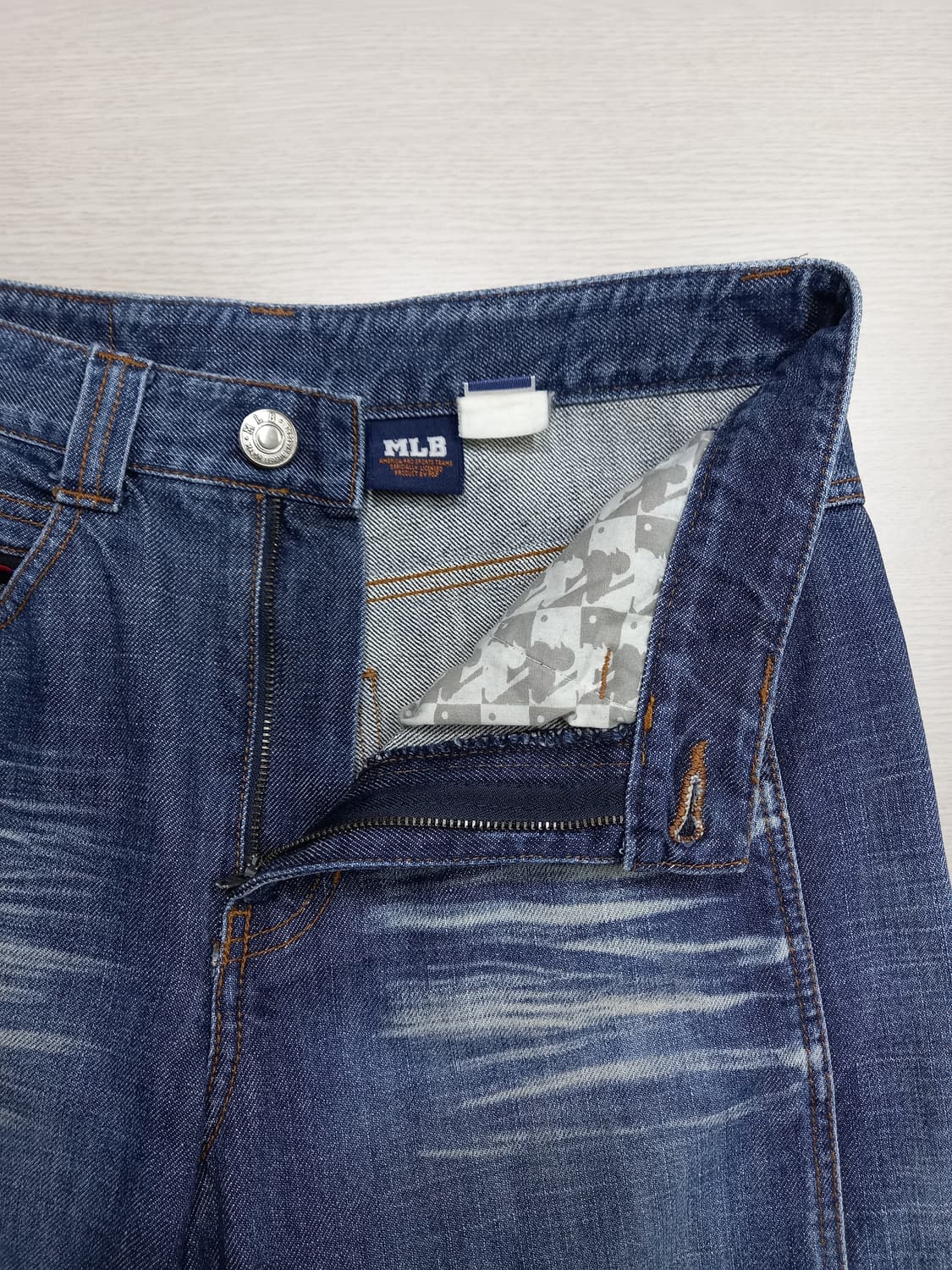29 03's 공식 MLB YANKEES 워싱 데님팬츠 29-546 상품이미지6