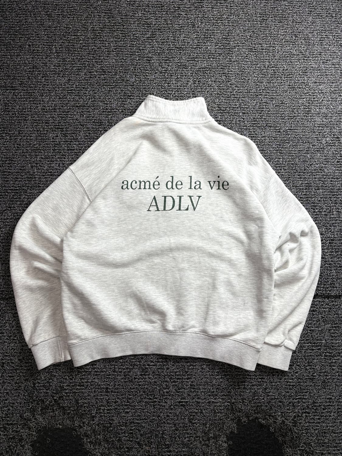 아크메드라비 빅로고 스웻 반집업 3762 상품이미지5