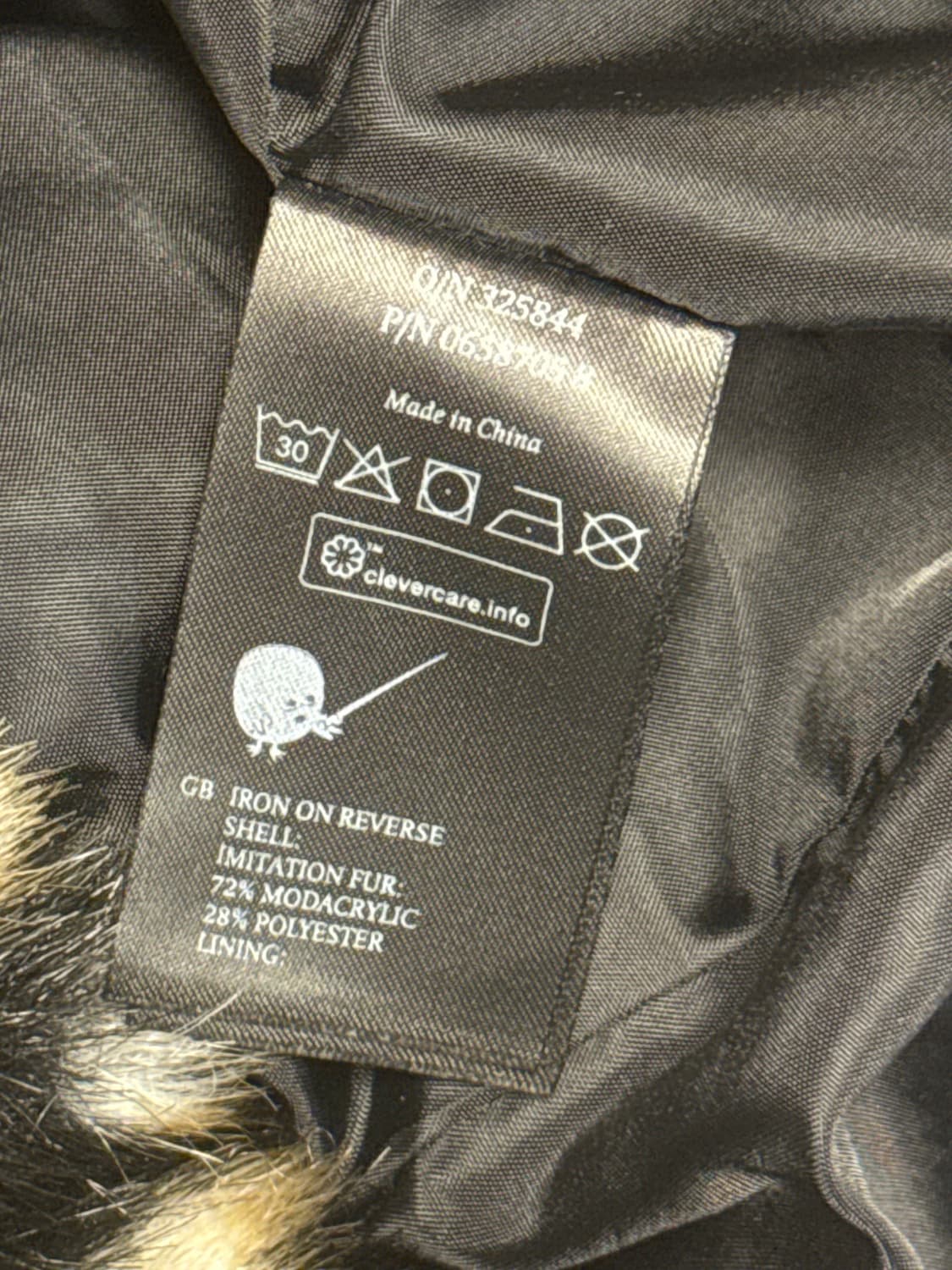 Monki 레오파드 퍼 코트 상품이미지5