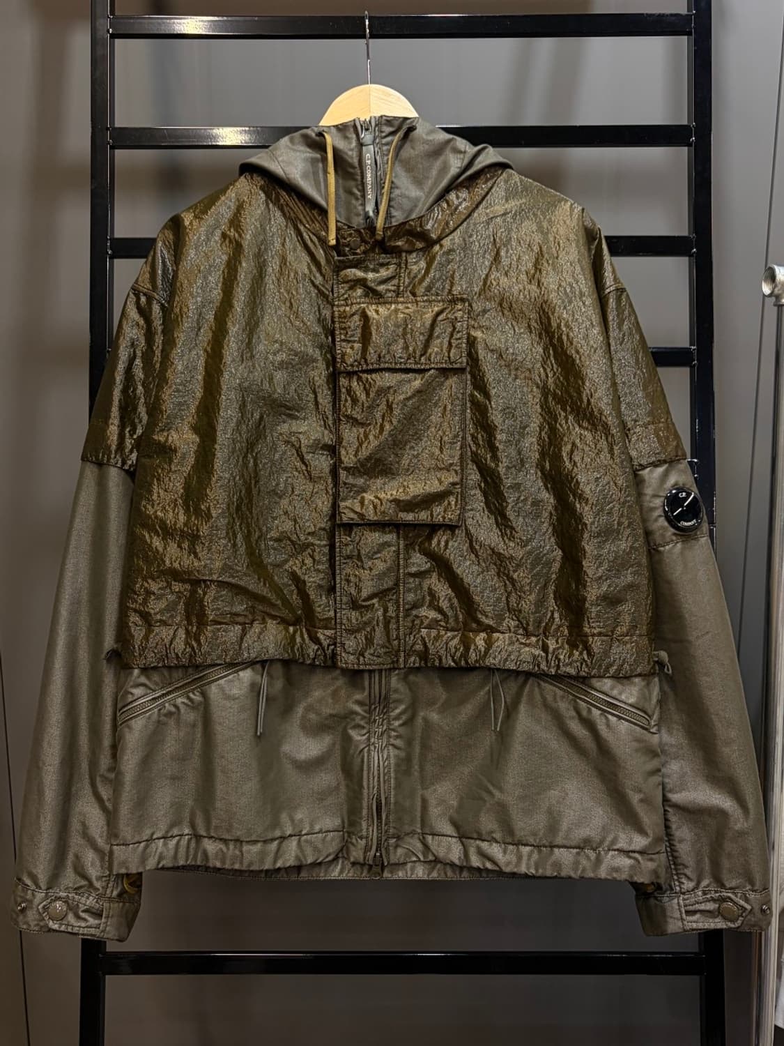 (100) CP컴퍼니 50필 검 믹스드 후드 자켓 59.0 상품이미지1