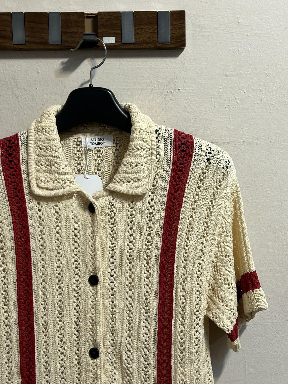 스튜디오 톰보이 크로셰 반팔 가디건 상품이미지3