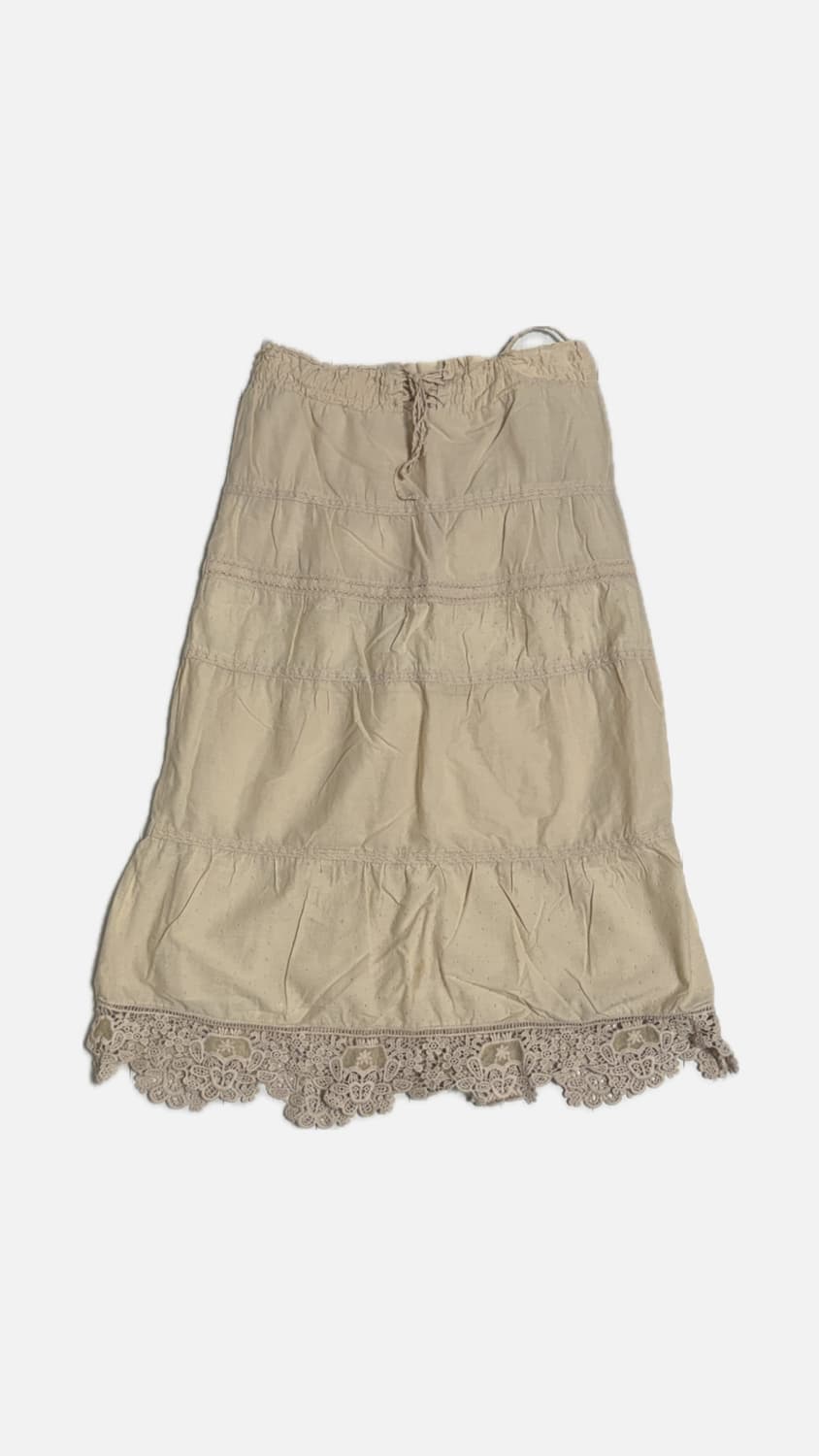 베이지 빈티지 모리걸 스커트 상품이미지1