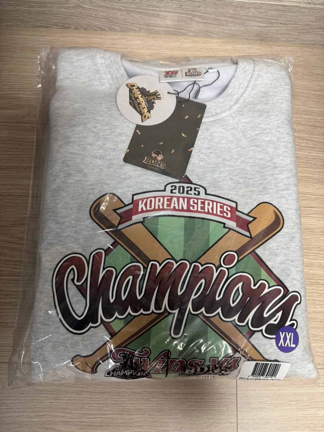 빠더너스 x LG트윈스 2025 한국시리즈 로스터 맨투맨 상품이미지1