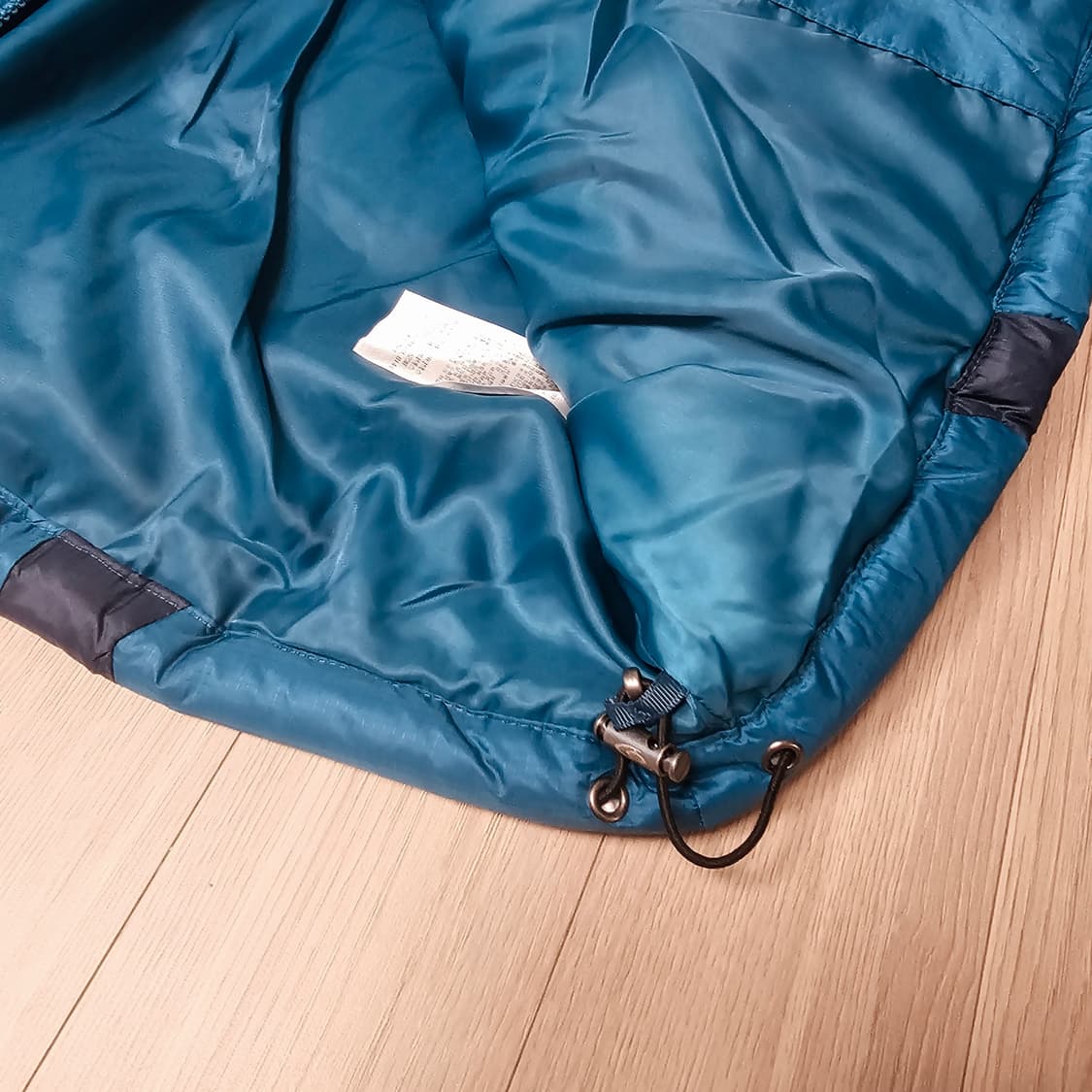 L 새제품) 트래블 덕 다운 80:20 패딩 사파이어 블루 체감 105 상품이미지4