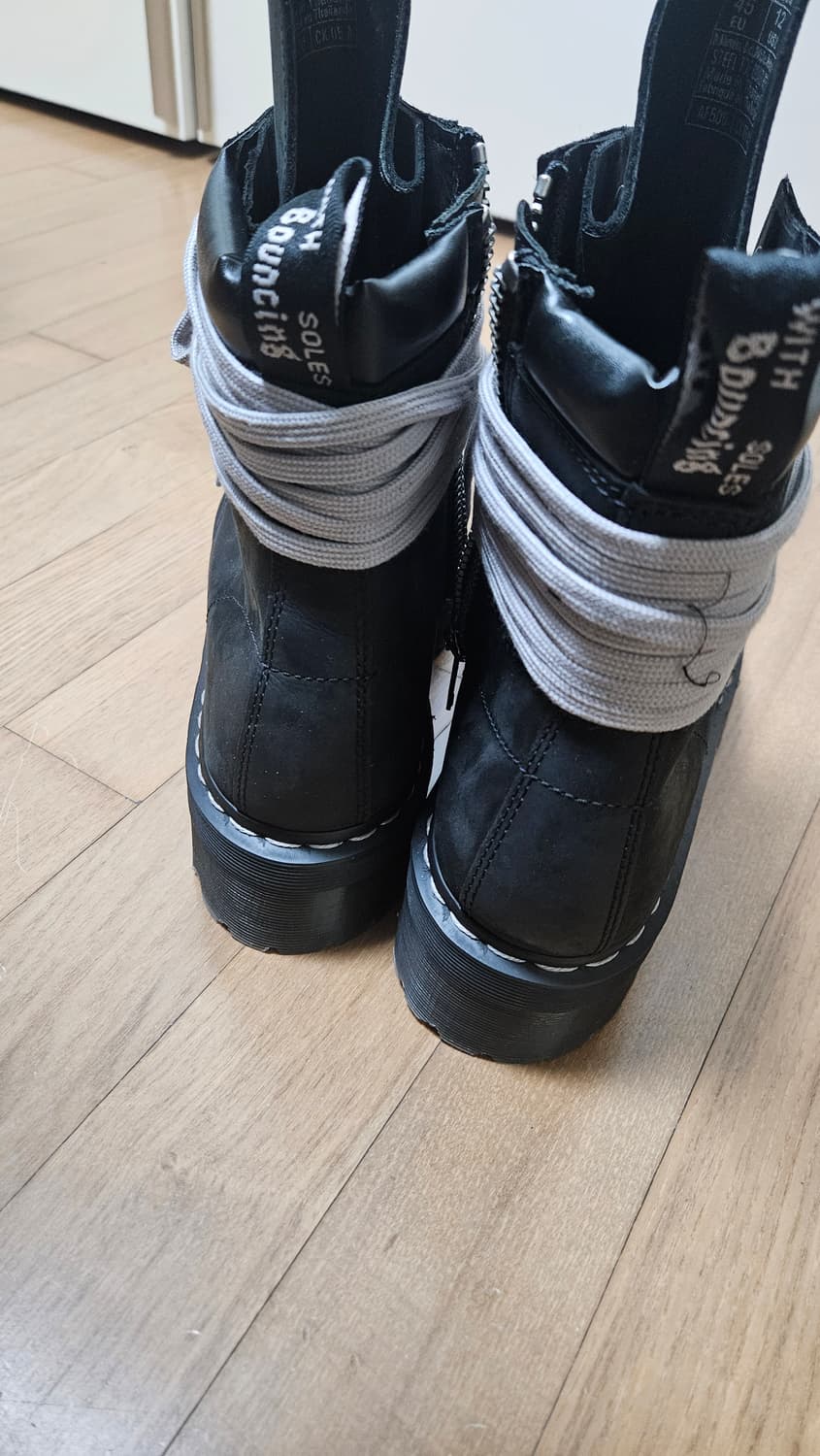 (290)UK10 닥터마틴 릭오웬스 쿼드 솔 스틸토 상품이미지5