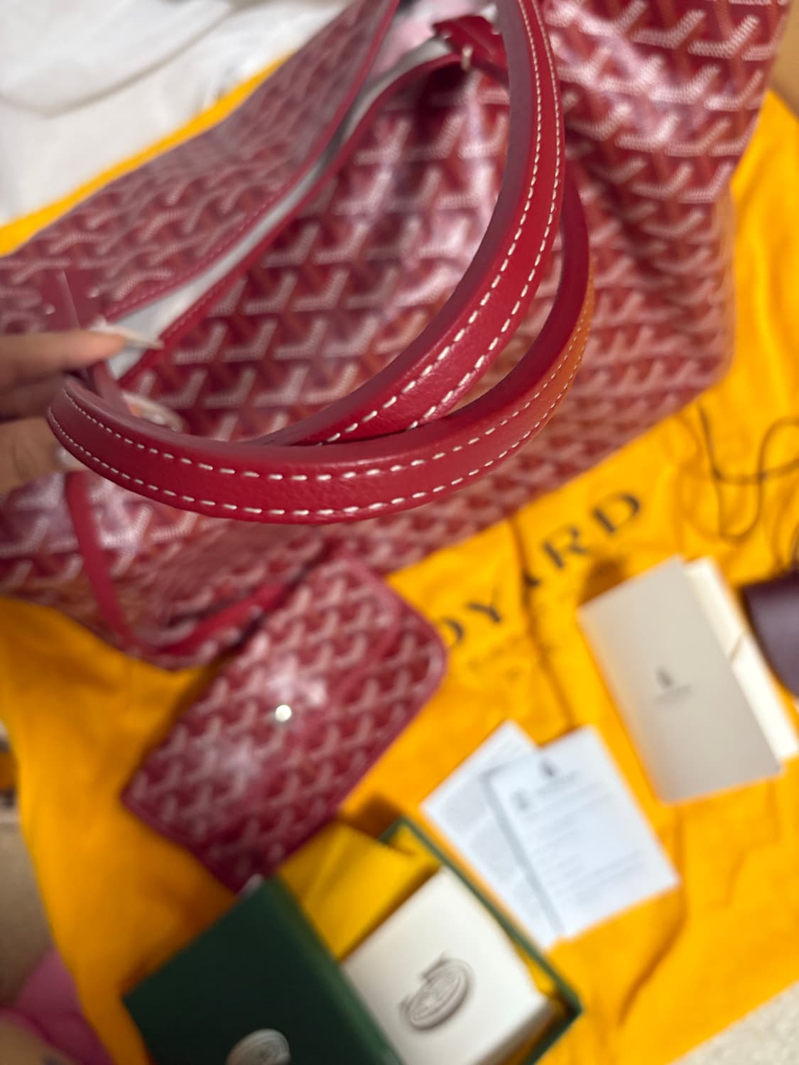 고야드 생루이 GM 레드 (가격할인) 상품이미지5