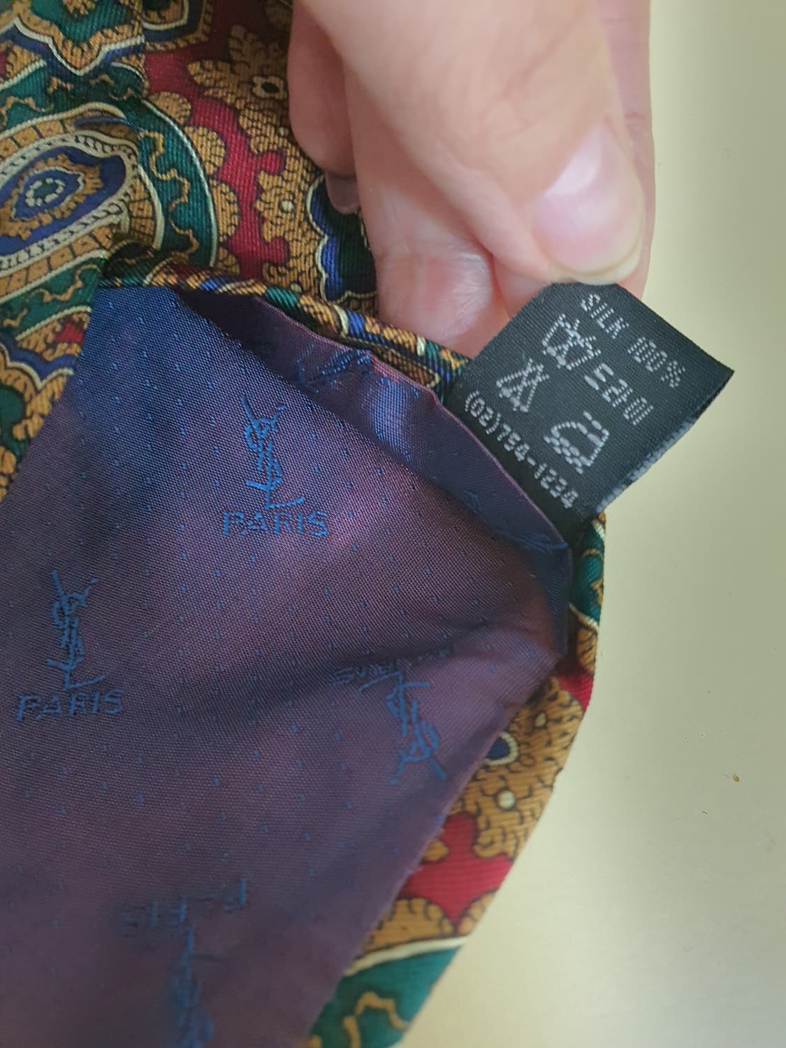 생로랑 실크 타이 상품이미지6