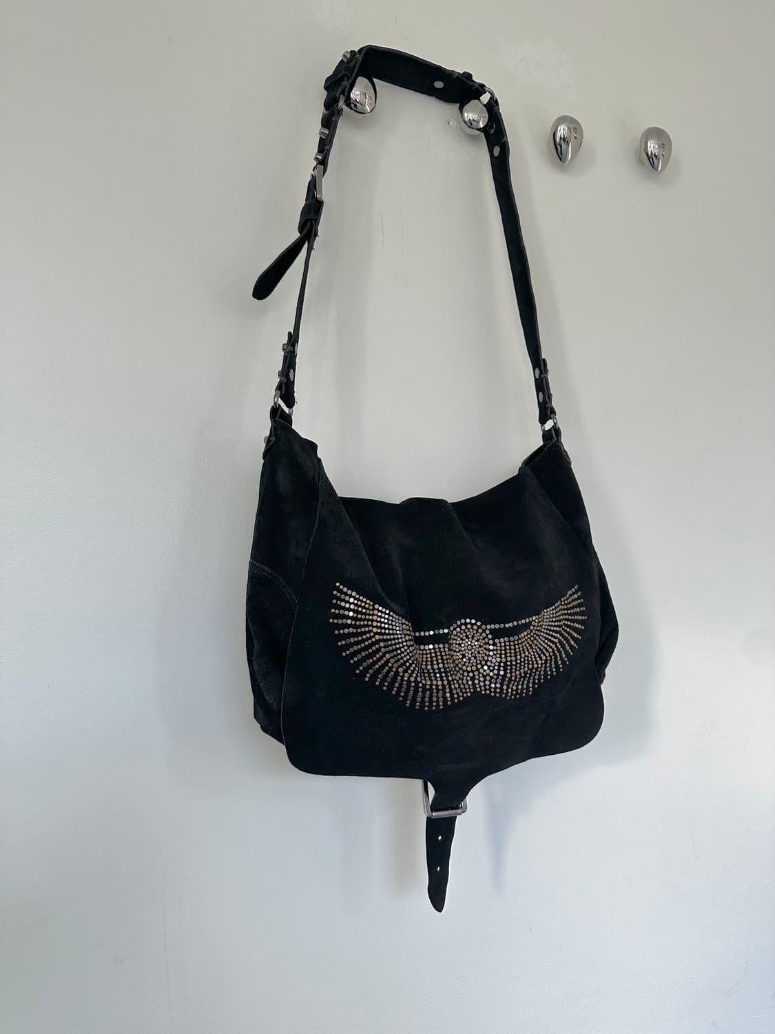 자딕앤볼테르 스웨이드 스터드 레더백 상품이미지2