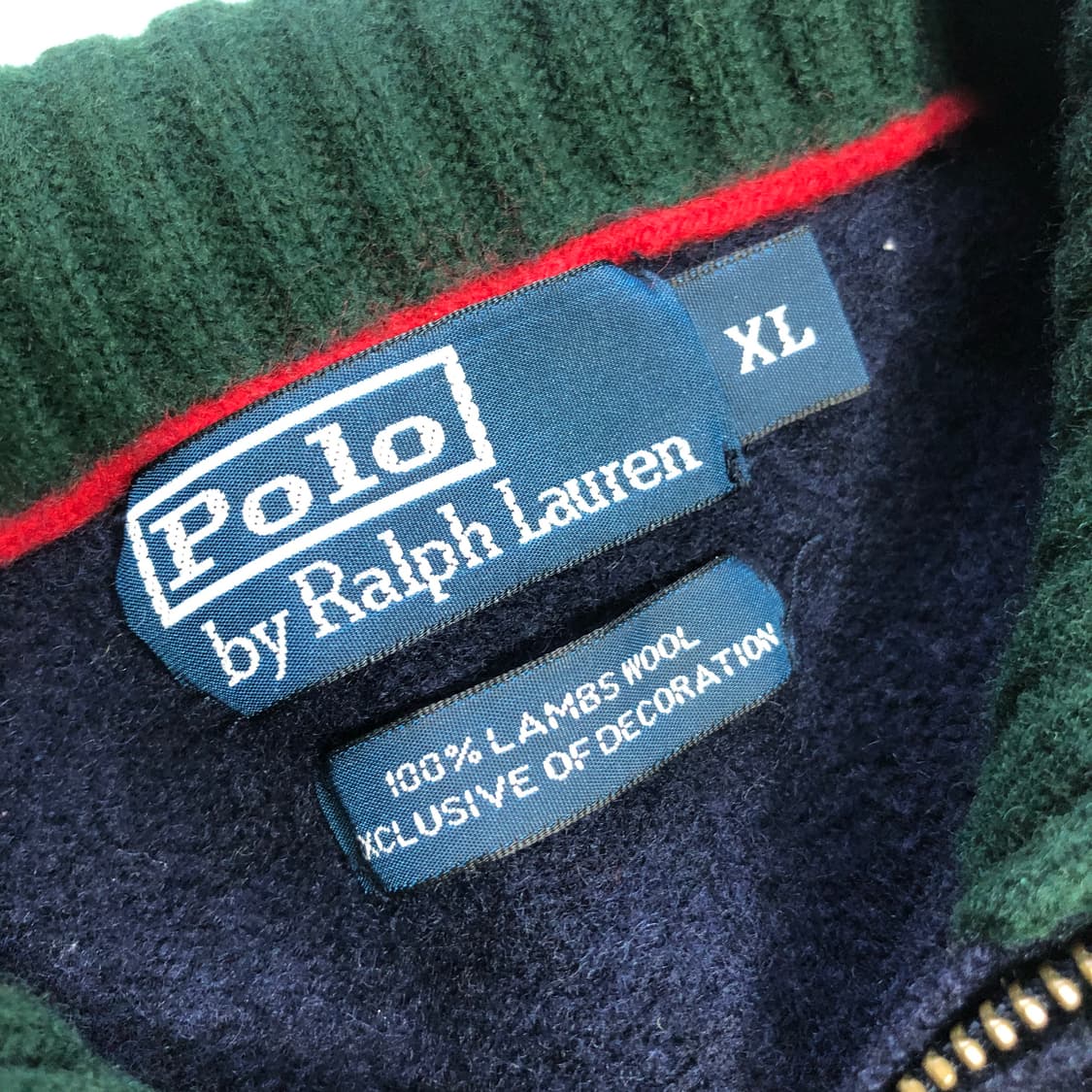 폴로 랄프로렌 니트 집업 실측 s 상품이미지2