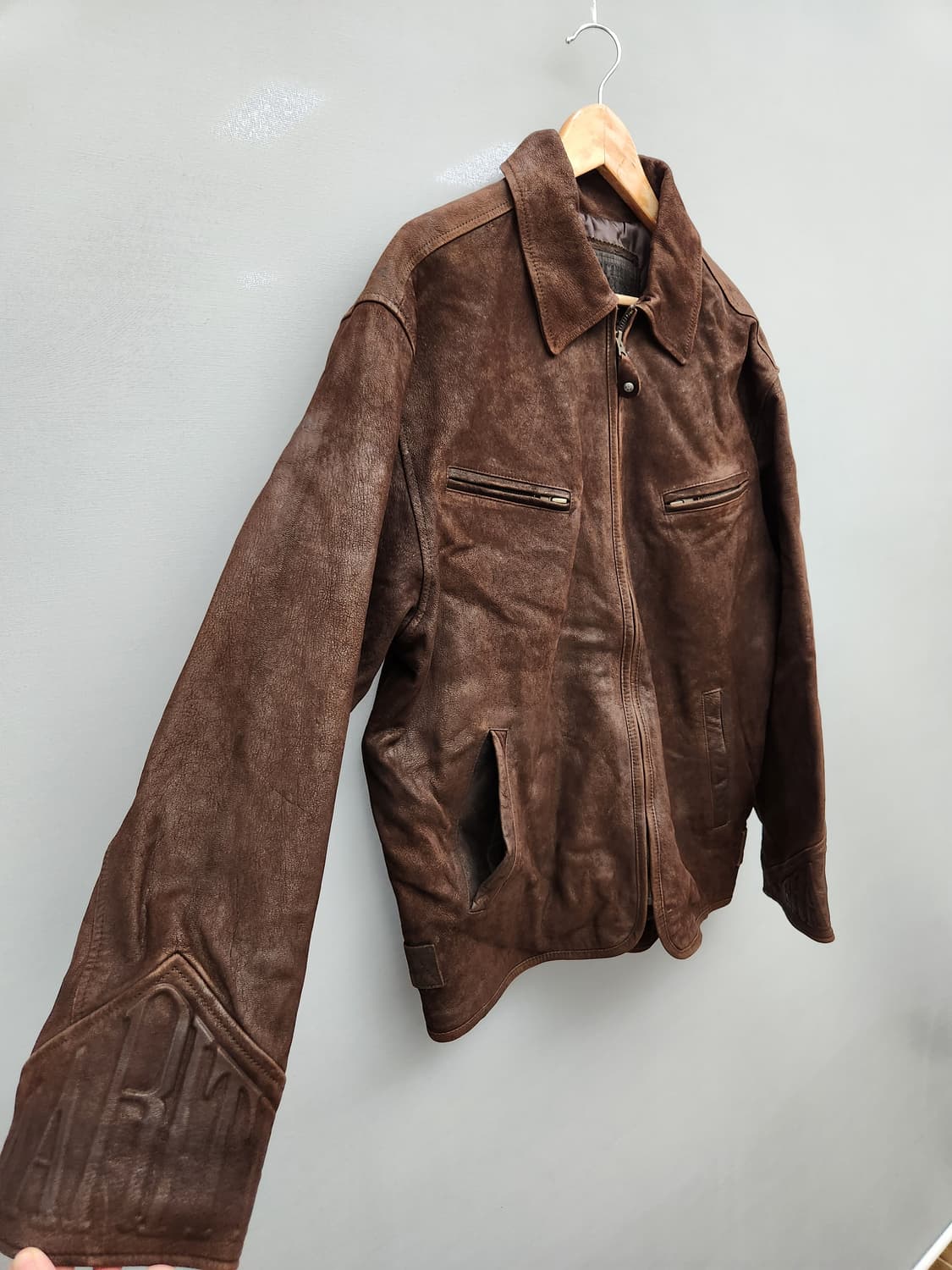 마리떼프랑소와저버 00s 빈티지 염소가죽 자켓 상품이미지2