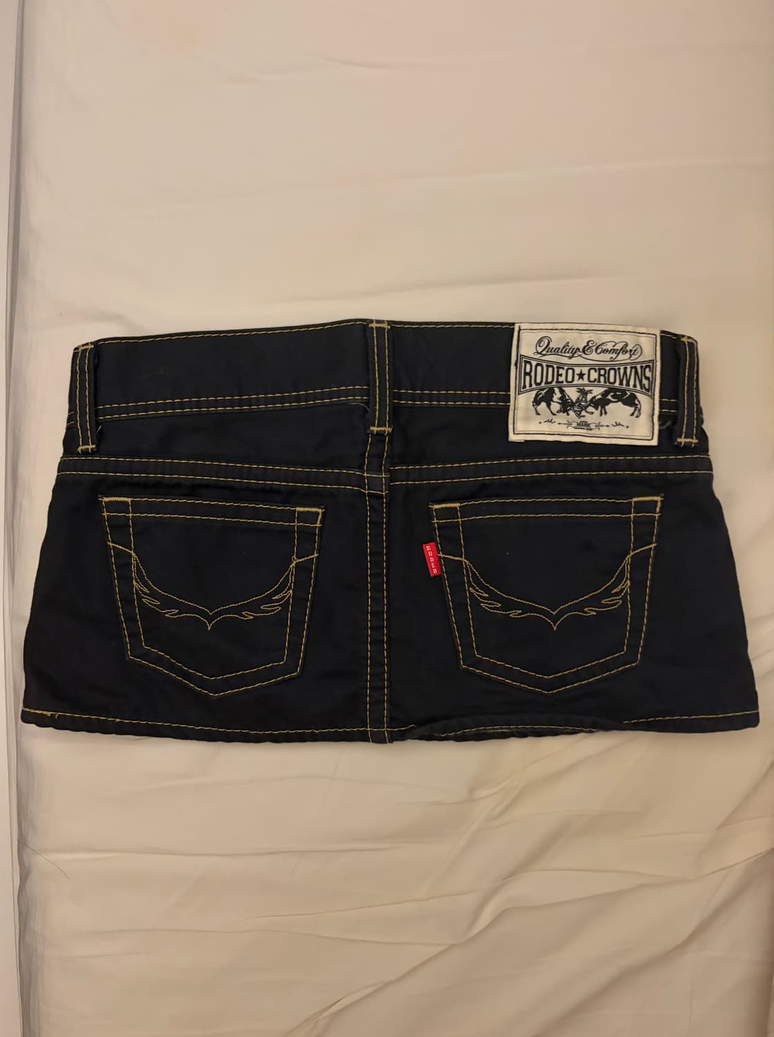 로우웨이스트 데님 스커트 상품이미지2