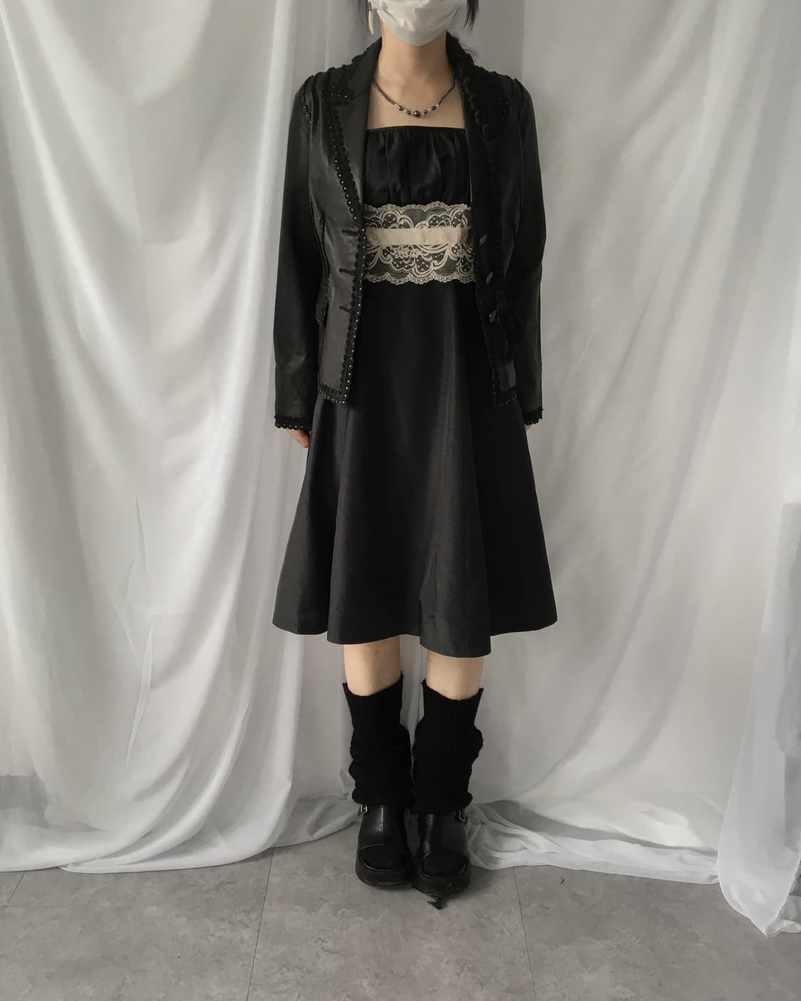 Lace point dress 상품이미지7
