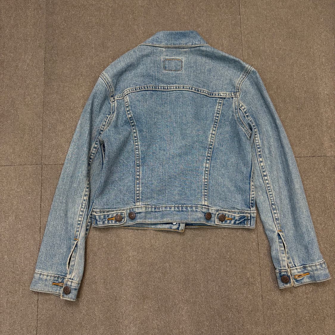 levis 리바이스 우먼스 크롭 데님 트러커 자켓  상품이미지3