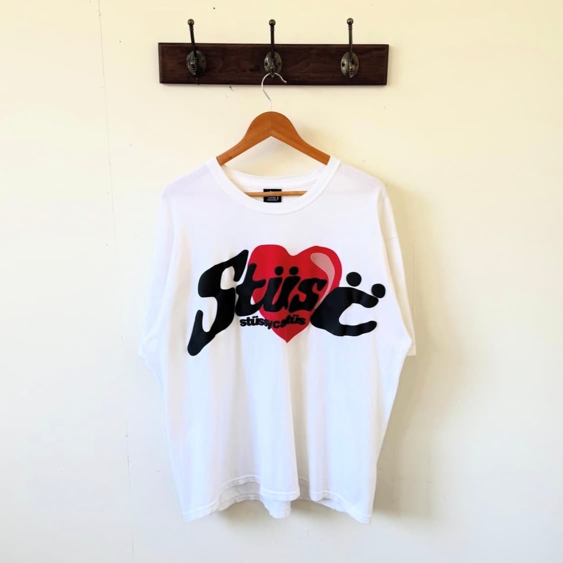 Stussy X cpfm 하트 티셔츠 상품이미지1