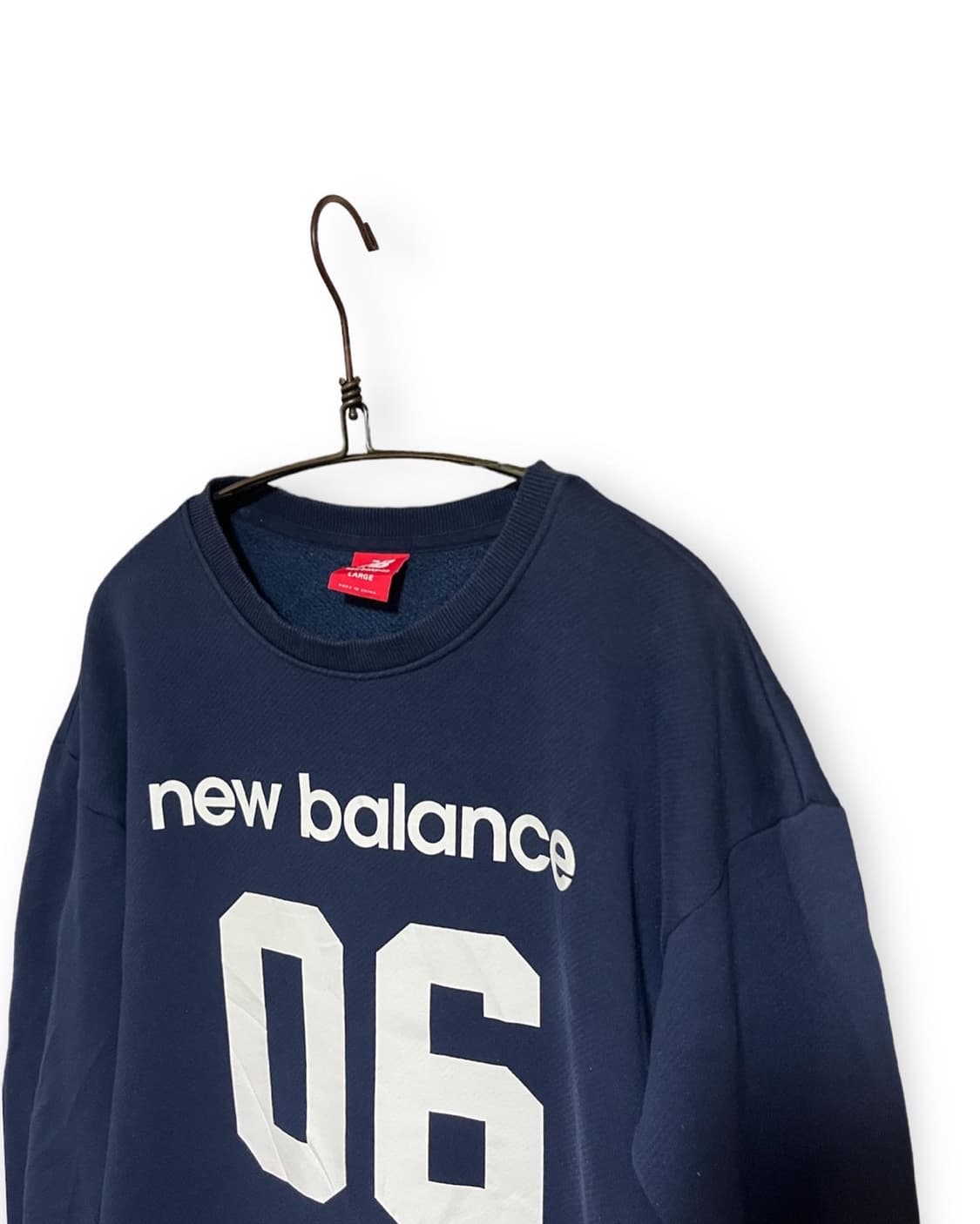 뉴발란스 기모 여성 맨투맨 원피스 상품이미지3