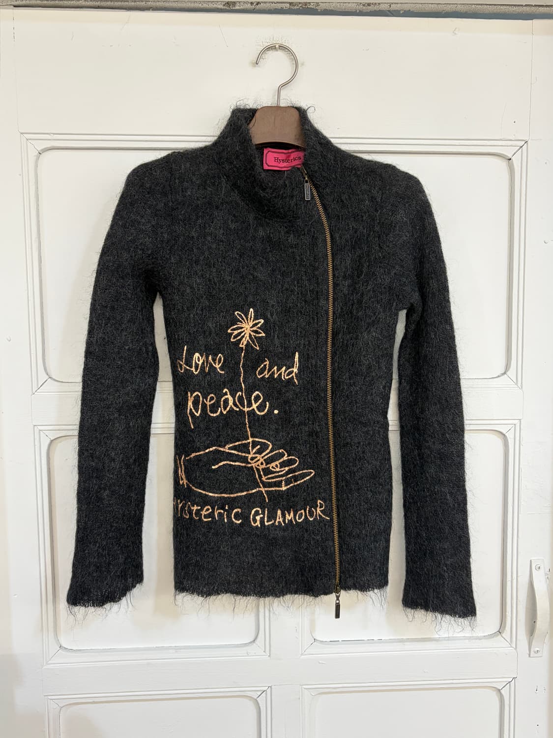 착샷O!! 히스테릭글래머 투웨이 모헤어 가디건 상품이미지4