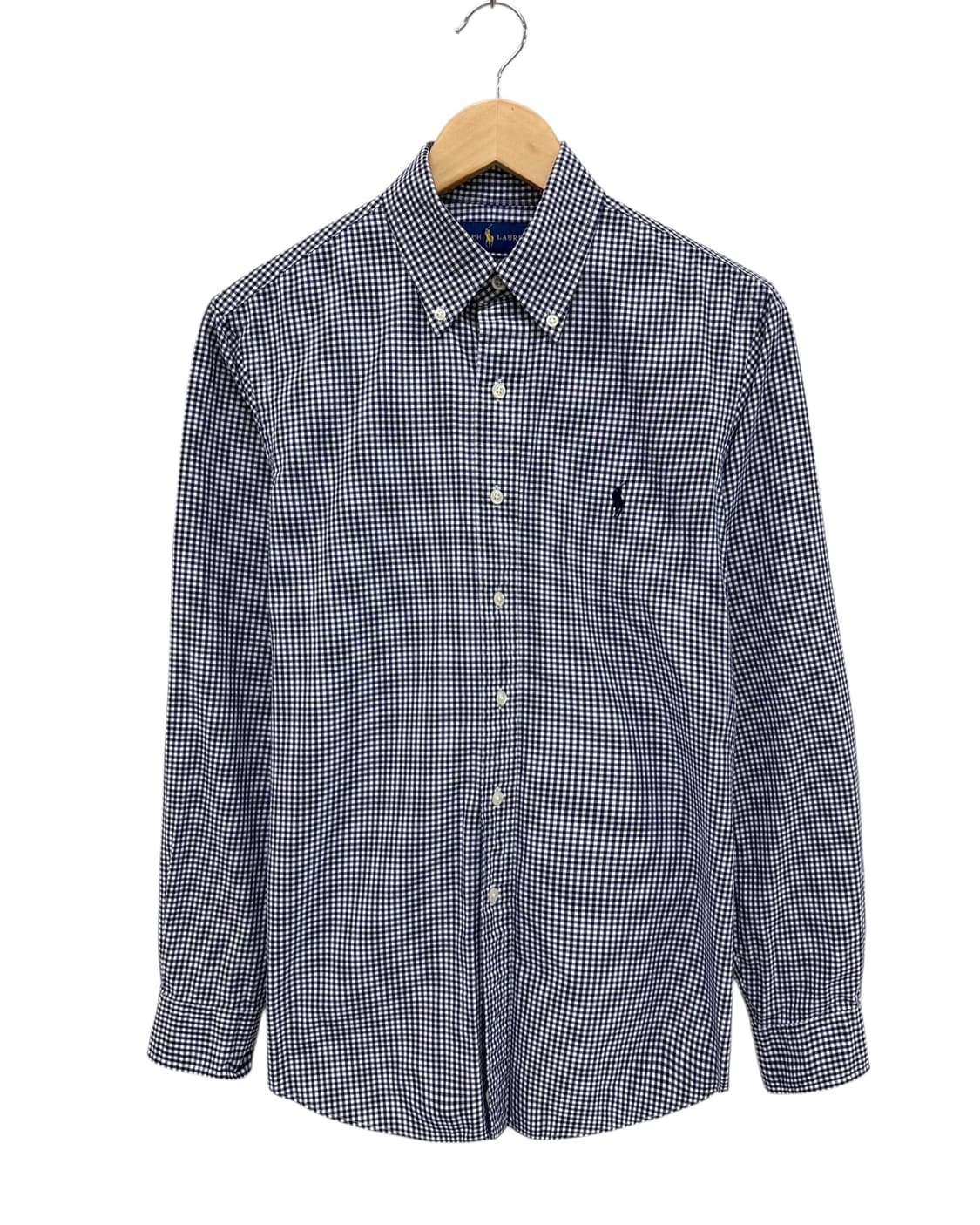 폴로 체크셔츠 네이비 (S~M) 상품이미지1