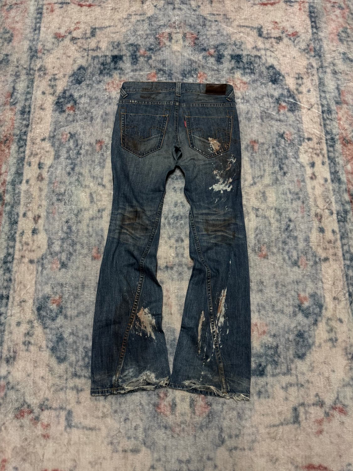 Tornado mart 00s dirty painting boots cu 상품이미지7