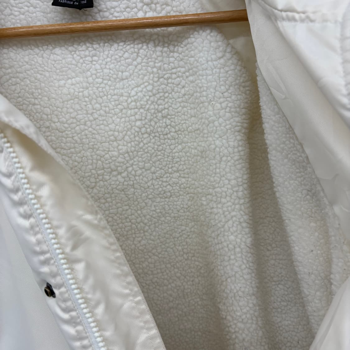 나이키 후드 롱 패딩 아이보리 M 상품이미지5