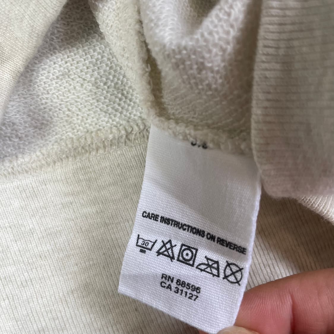 DKNY 오트밀 후드집업 M 상품이미지6