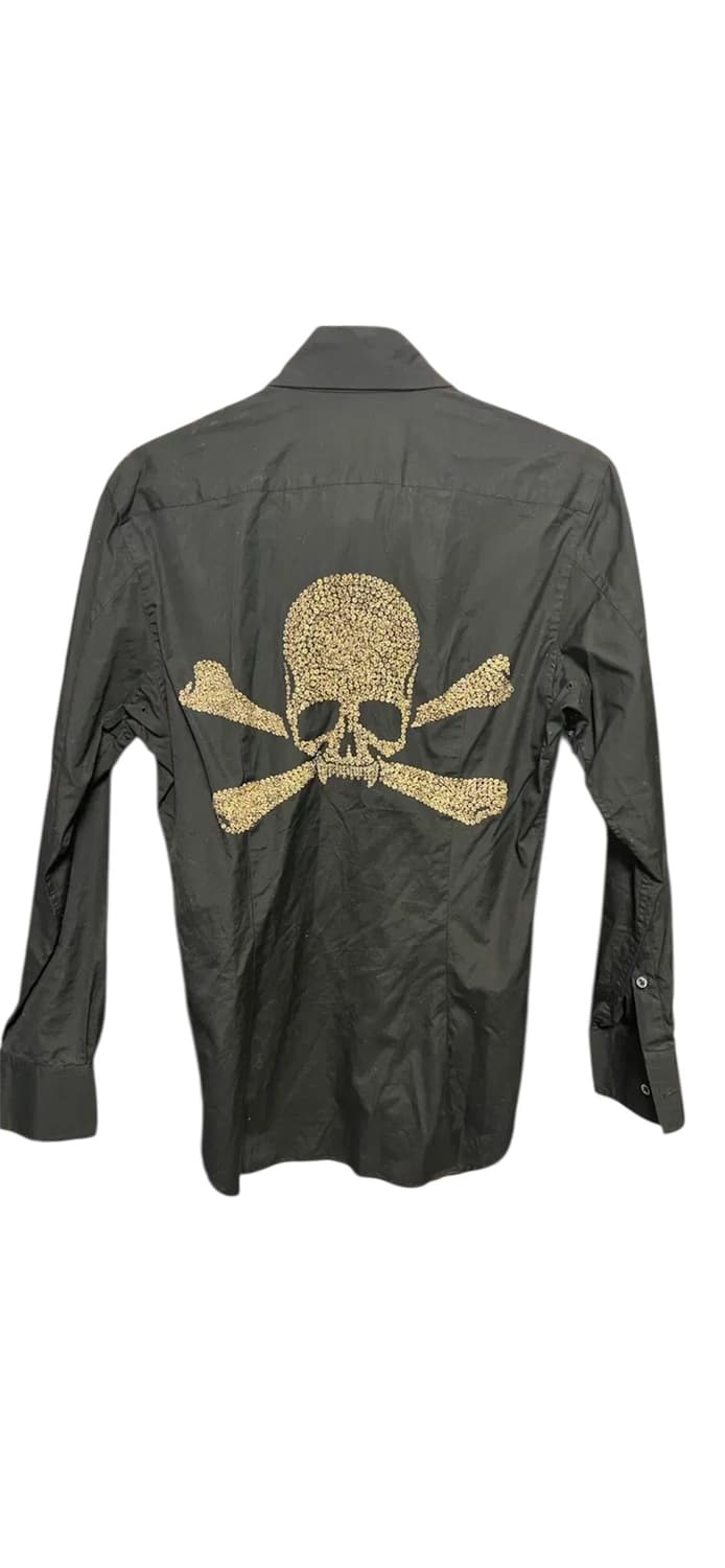  Roen 스팡글 스컬셔츠 상품이미지2