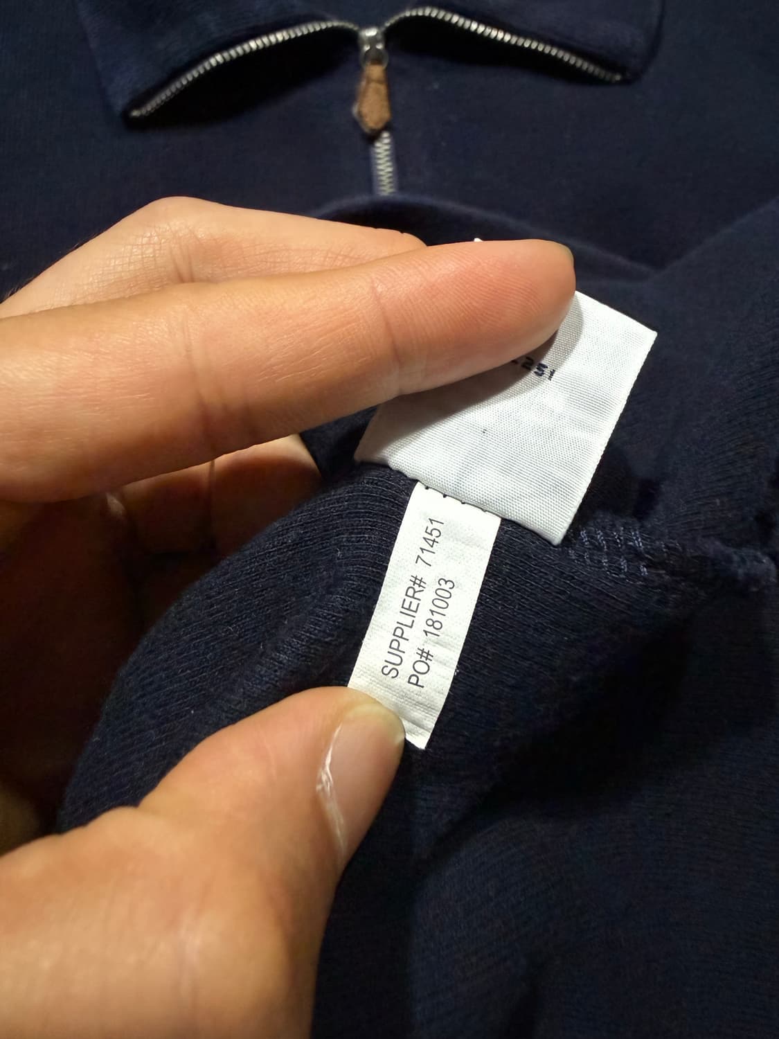 Polo Ralph Lauren 폴로 랄프로렌 반집업 코튼 니트 상품이미지4