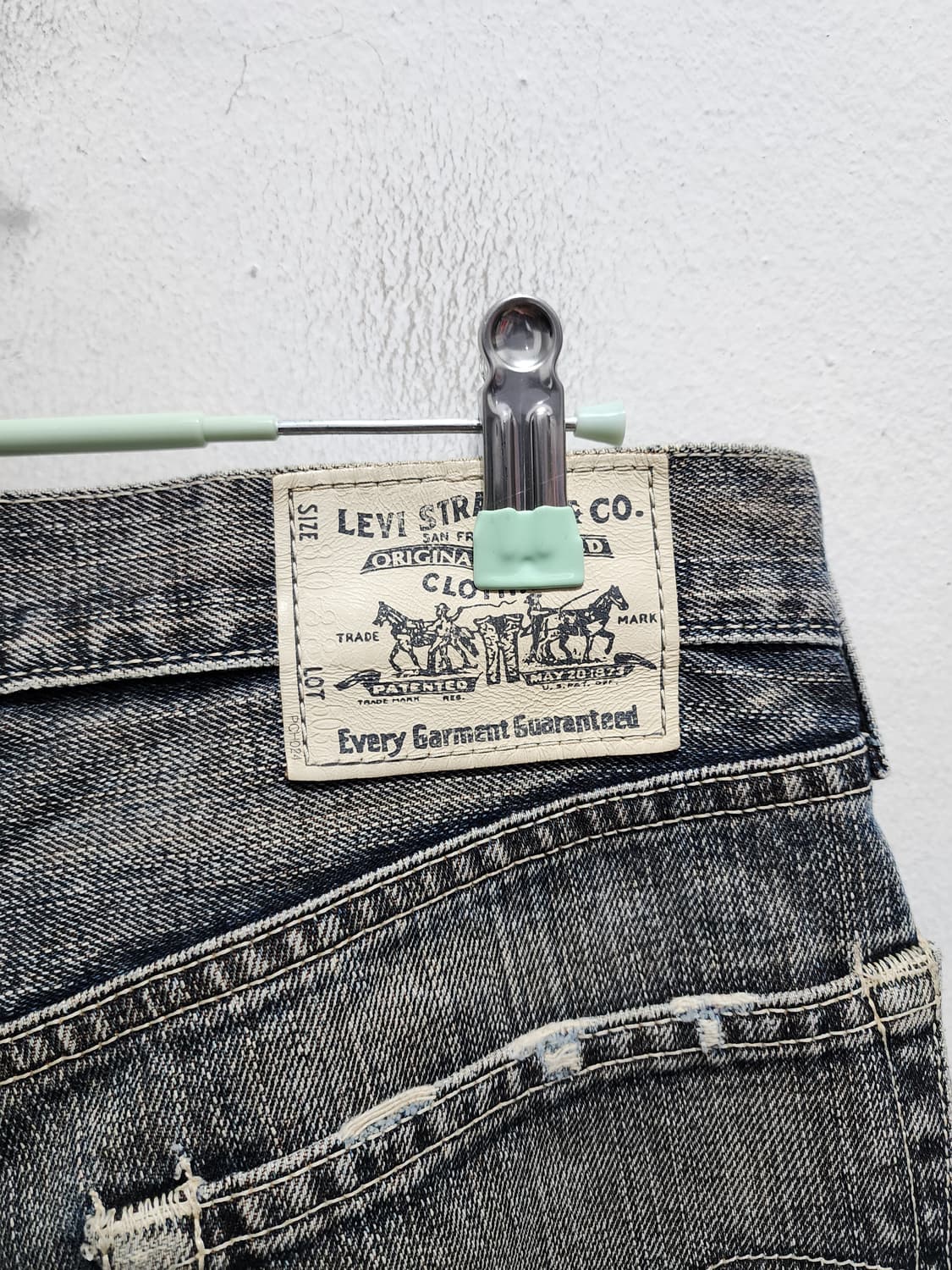 리바이스 503 빈티지 데미지 청바지 상품이미지6