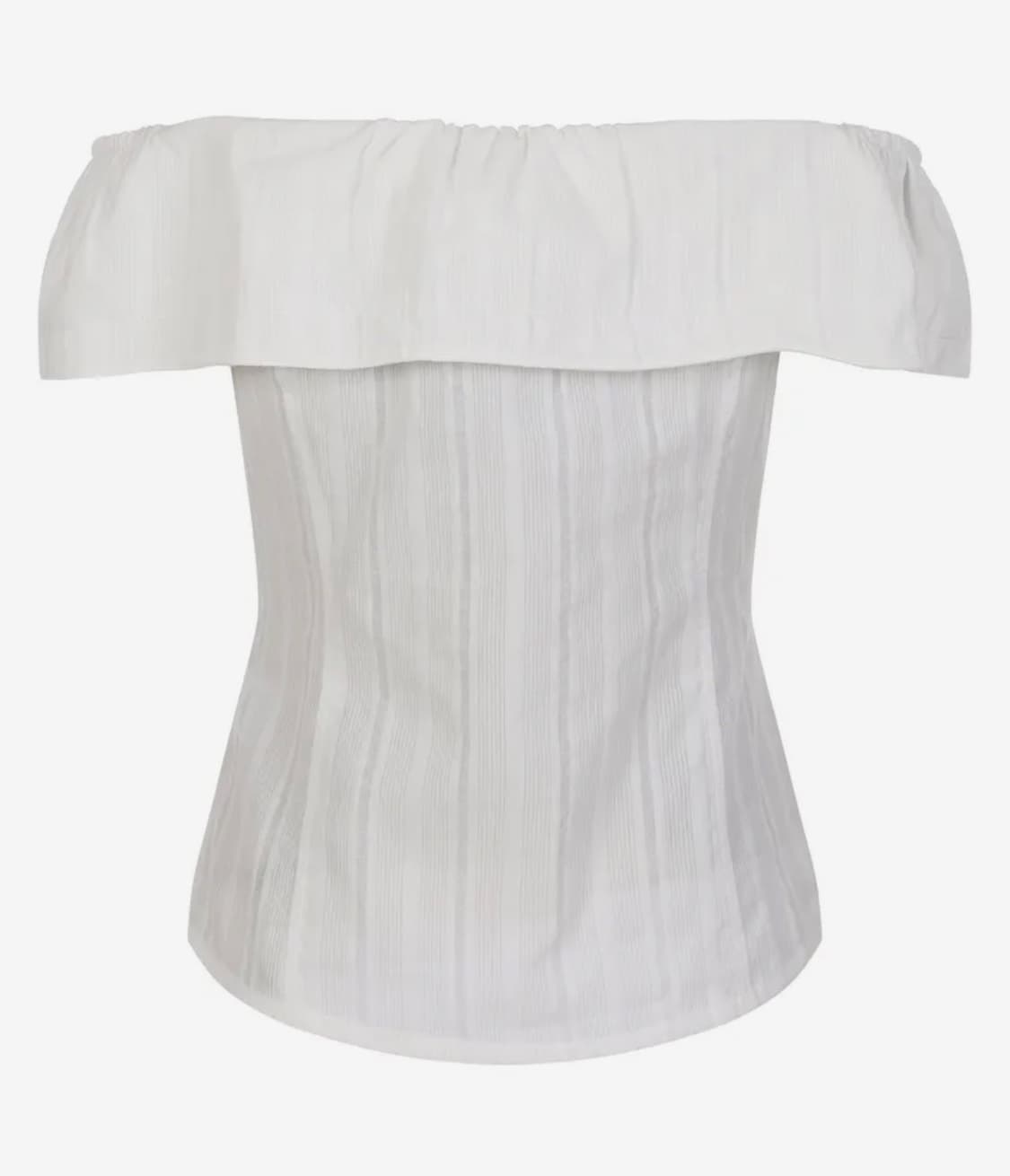 라라폭스 오프숄더 탑 화이트 S 상품이미지3