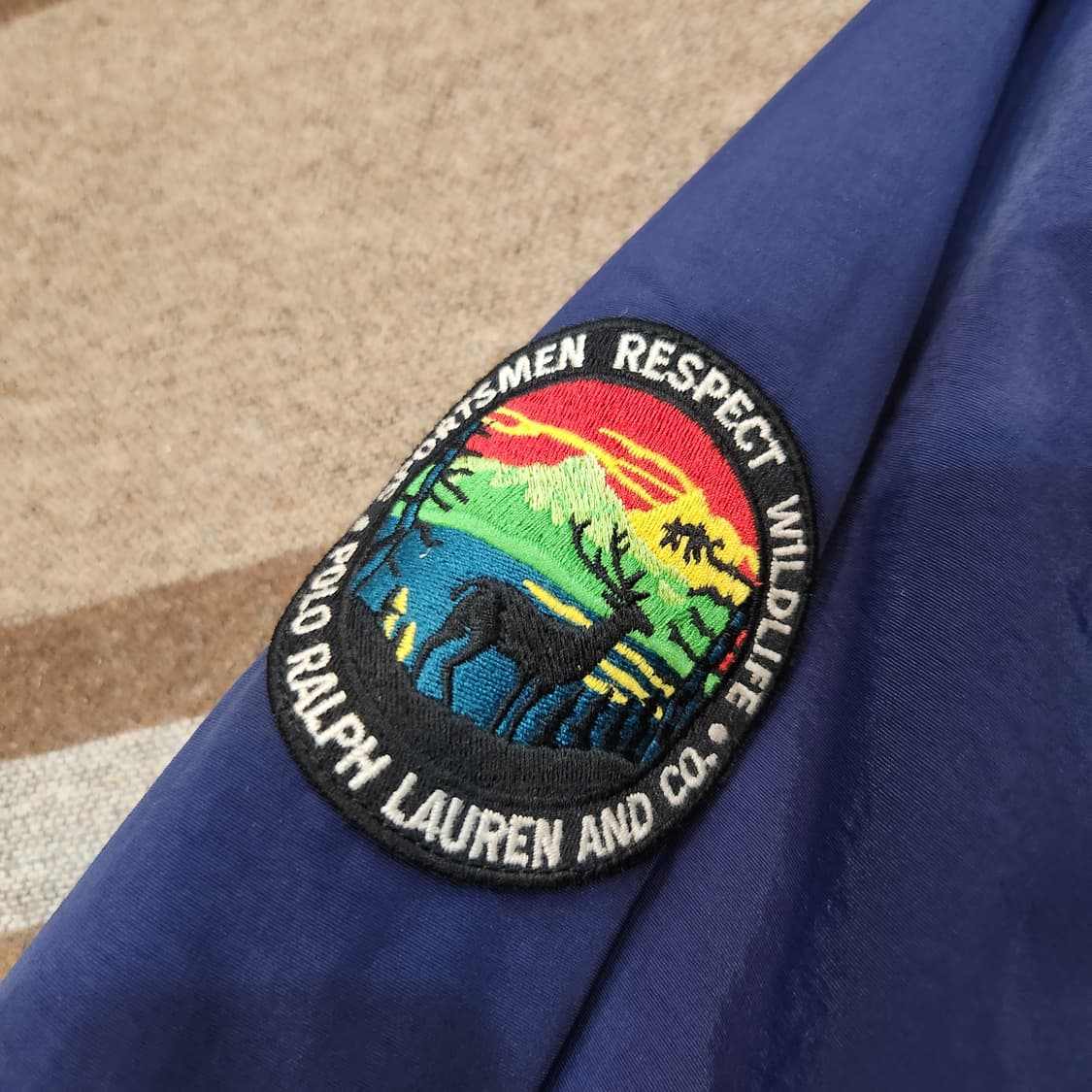 폴로랄프로렌 스포츠맨 리스펙트 웜업 자켓 L 봄버 상품이미지2