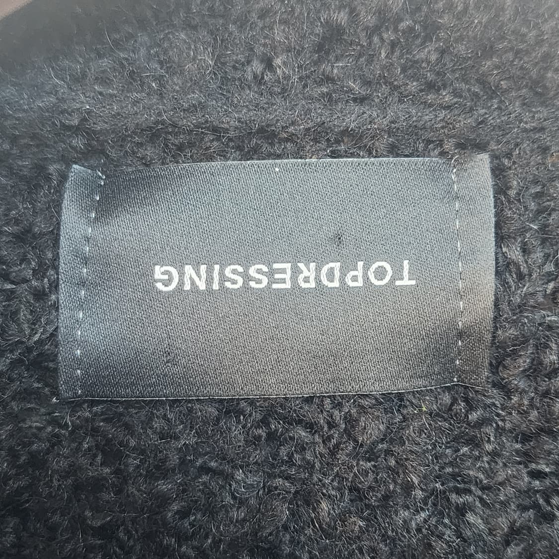 TOPDRESSING 블랙 숏 가디건 상품이미지3