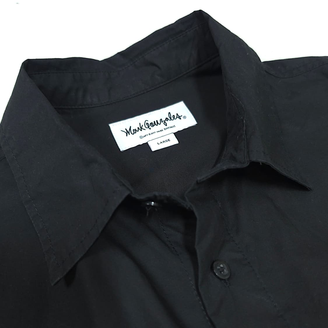 [L] 마크곤잘레스 블랙 옐로우엔젤 오버핏 코튼 긴팔셔츠 상품이미지7