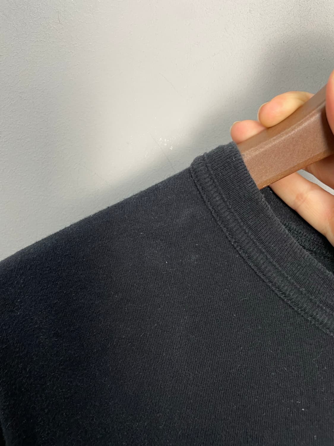 오프화이트 템프러처 블랙 반팔 H2397 상품이미지8