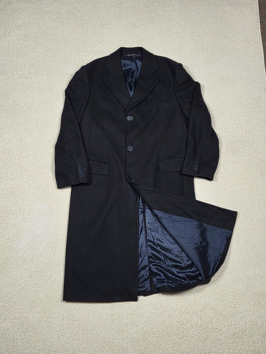 [지방시] 캐시미어 헤링본 3버튼 싱글 코트 | 00231 상품이미지6