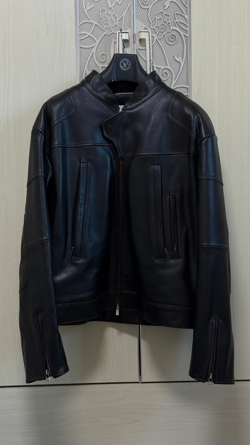yiyae 모디파이드 바이커자켓 컨투어 블랙 바이커 자켓L 상품이미지4