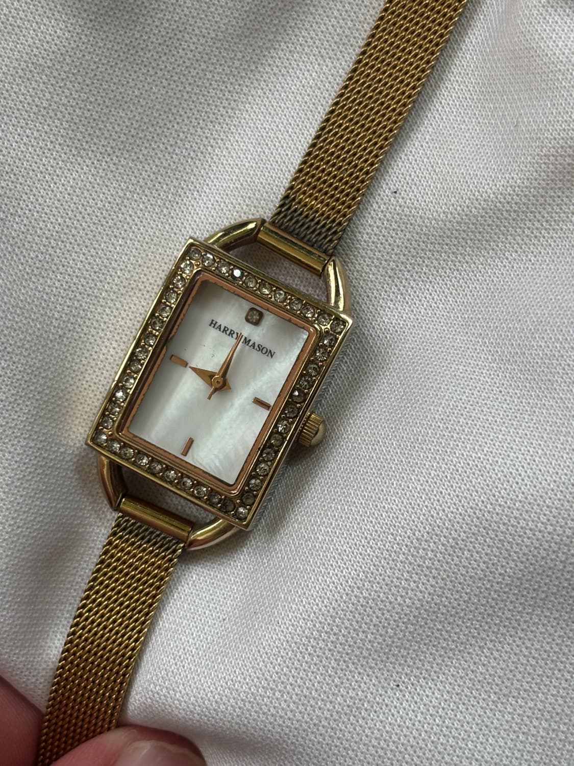 vintage harry mason metal belt watch 상품이미지2
