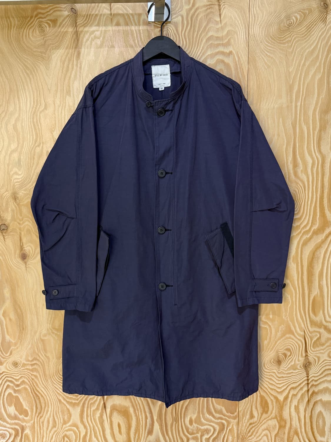 스틸바이핸드 14AW 스탠드 카라 코트 상품이미지1