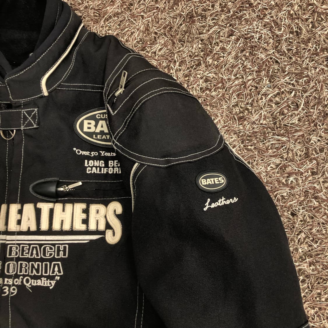 BATES 레이싱 모토사이클 라이더 바이커 자켓 상품이미지6