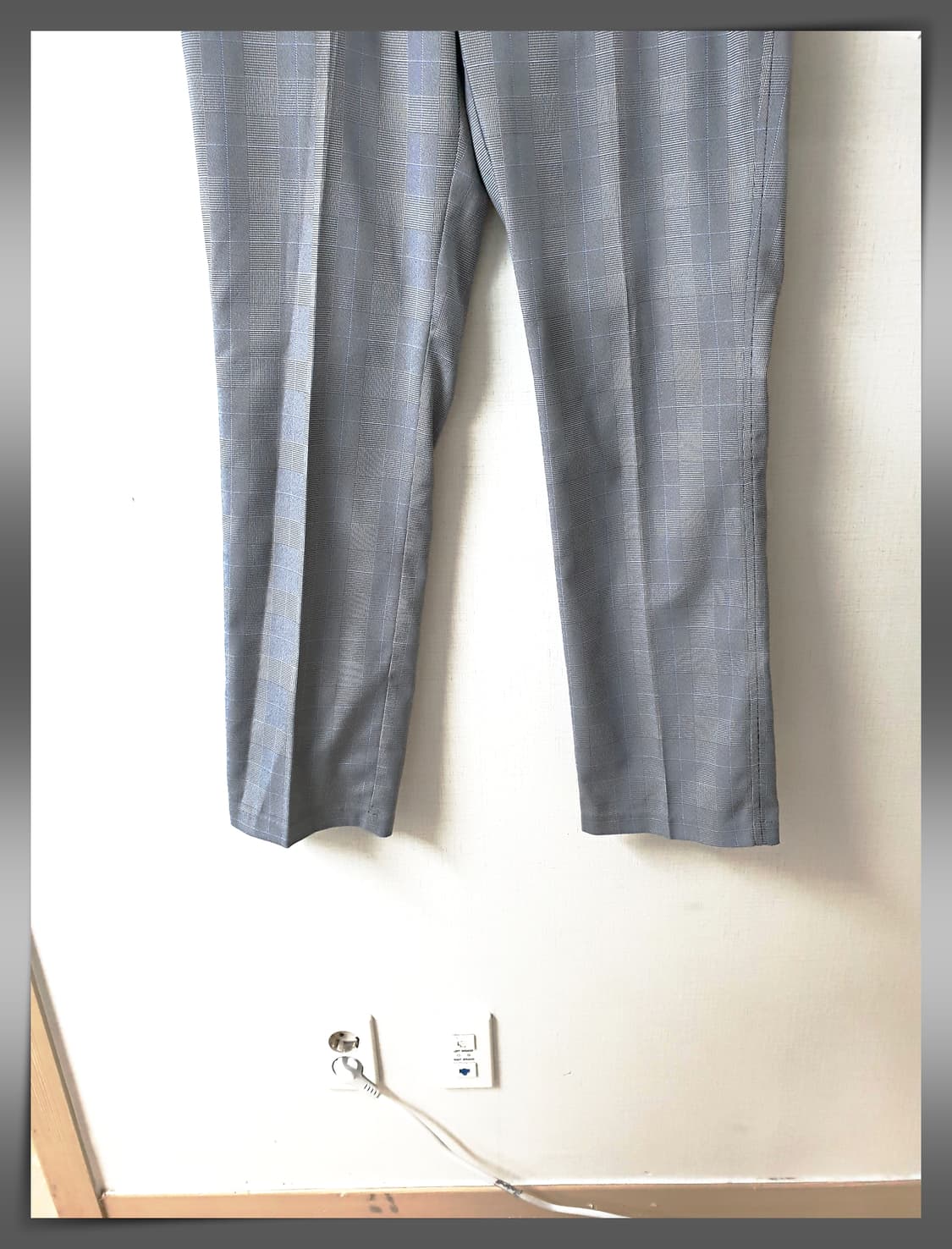 풋조이 정품 남성골프바지 춘추 30인치 그레이체크  상품이미지5