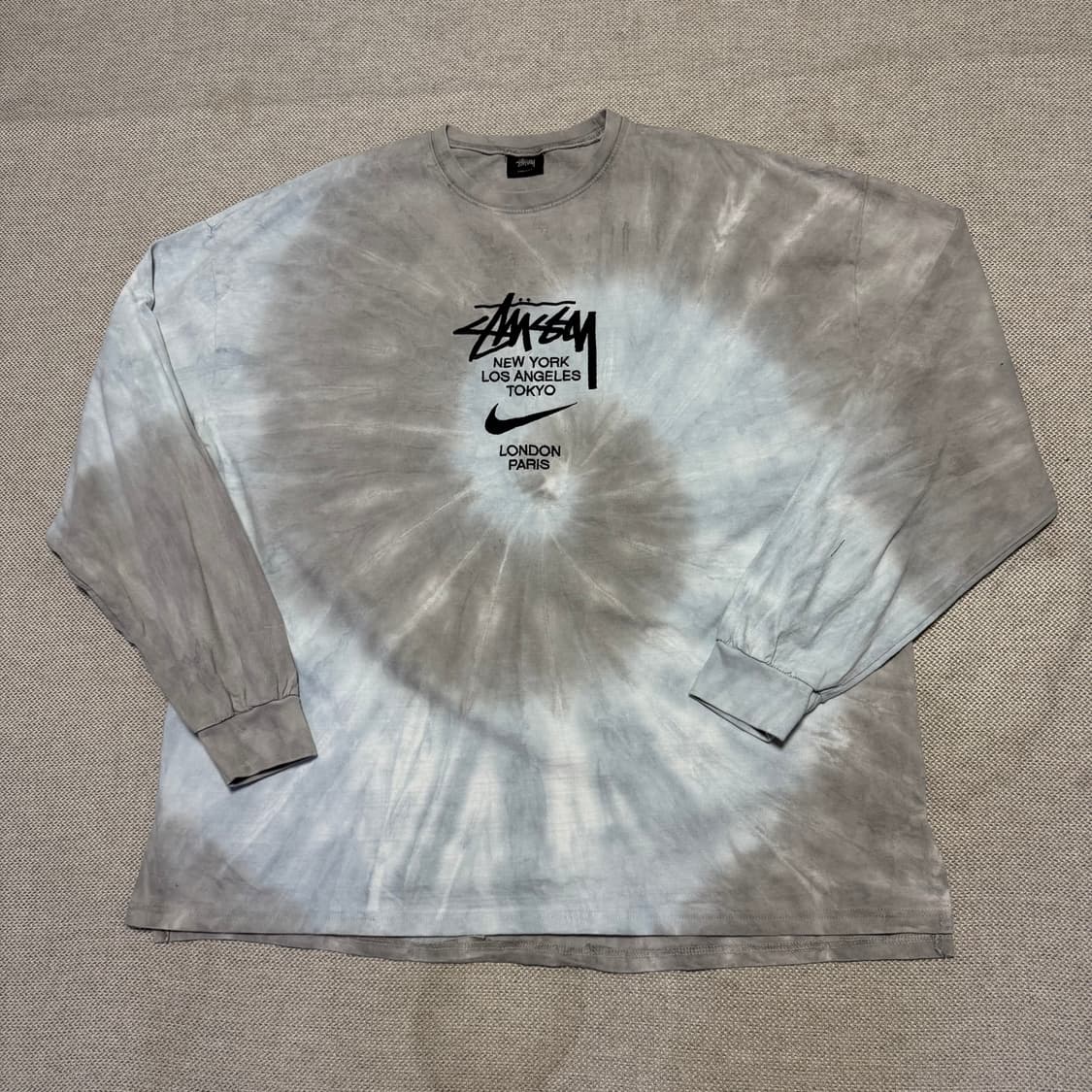 스투시 나이키 타이다이 롱 슬리브 상품이미지1