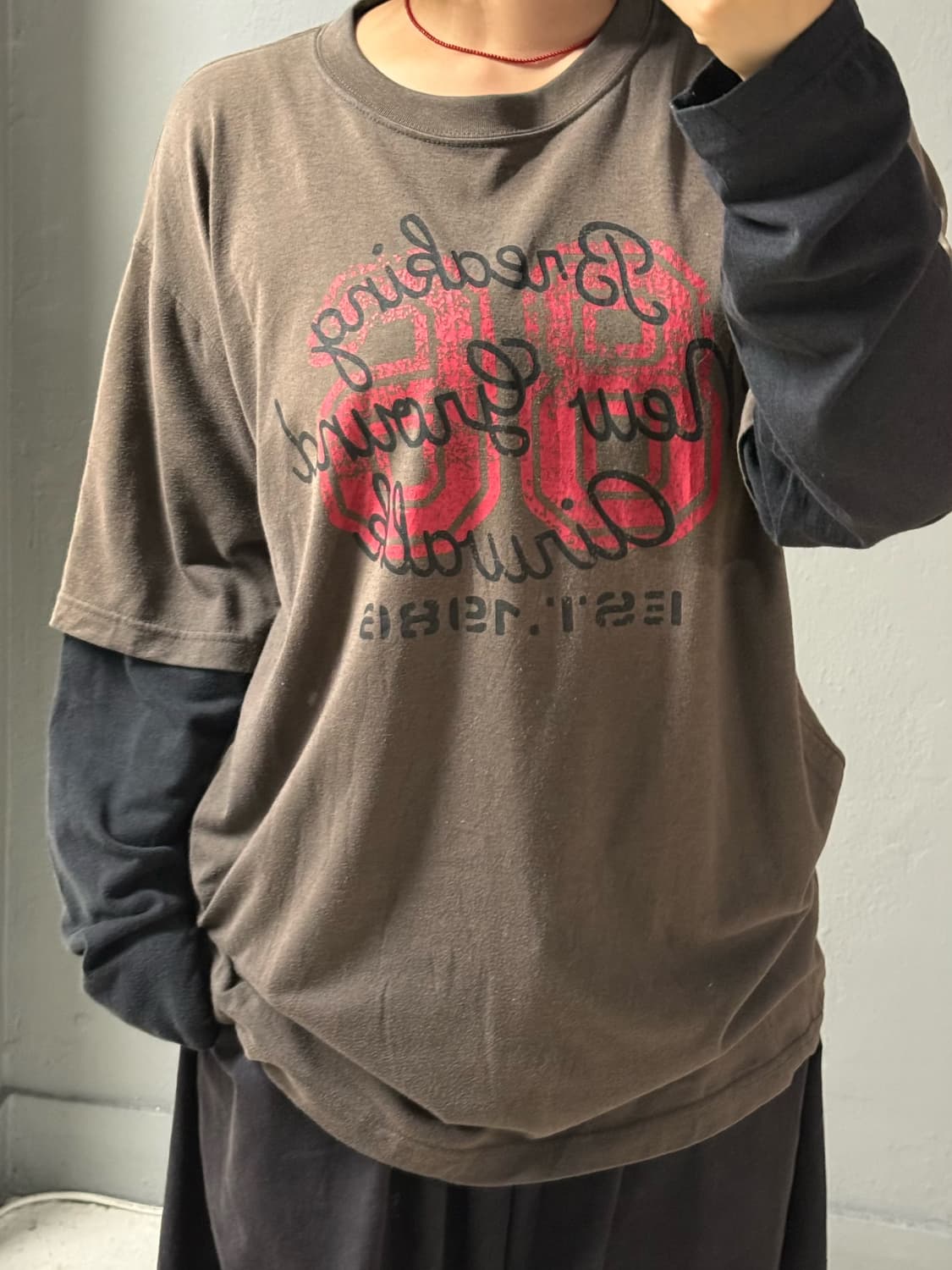 Airwalk layered detail long sleeve 상품이미지3
