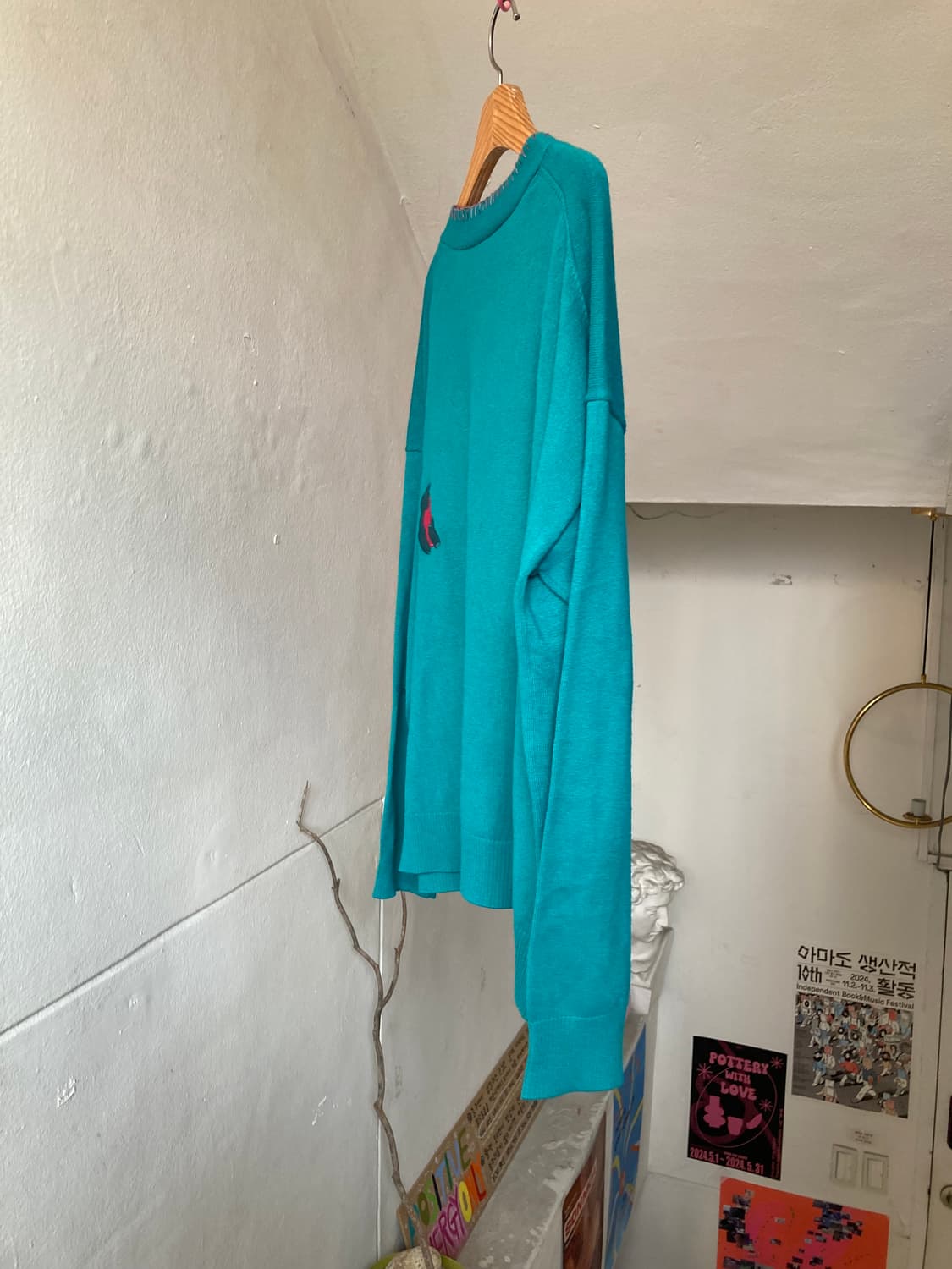 에메랄드 자수 패치 가디건 상품이미지8