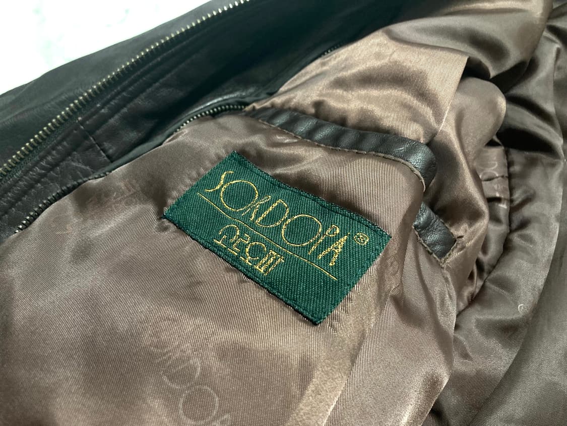 90s 양가죽 램스킨 A-2 레더 봄버 자켓 100-105 상품이미지6