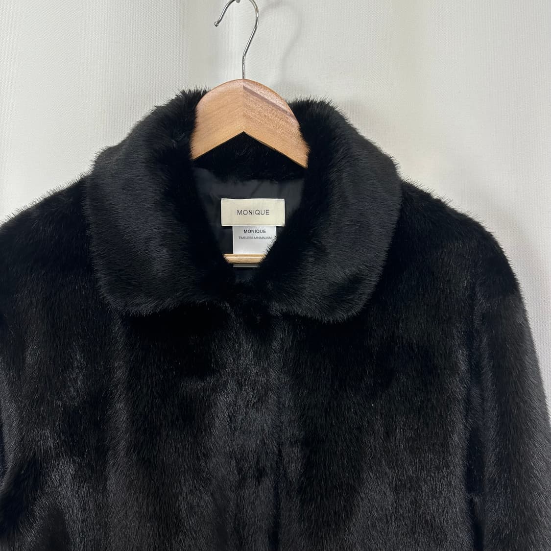   MONIQUE 여자 퍼자켓 검정 FREE  EIWO 상품이미지2