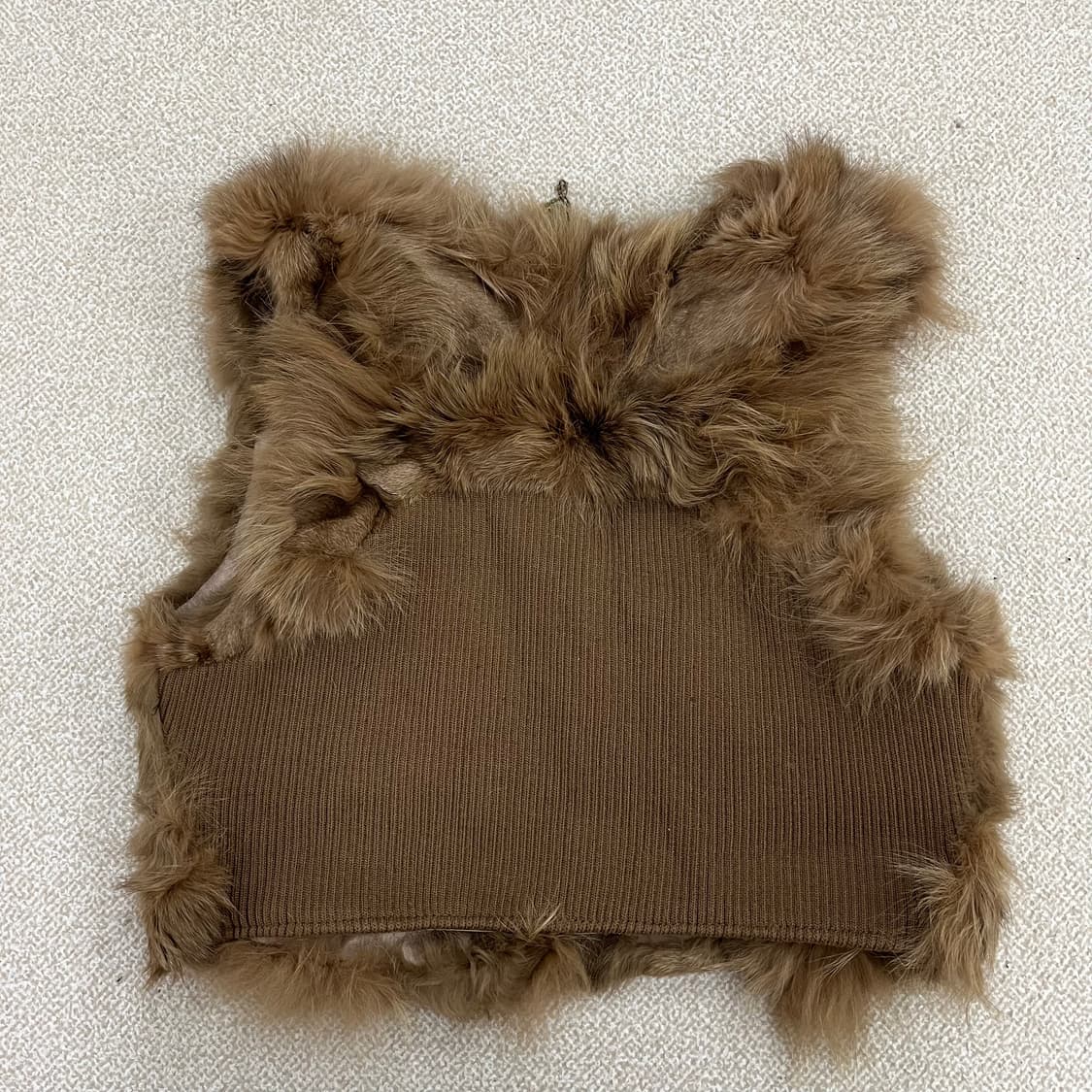 S 르샵 폭스퍼 모피 퍼 조끼 0223M1 상품이미지4