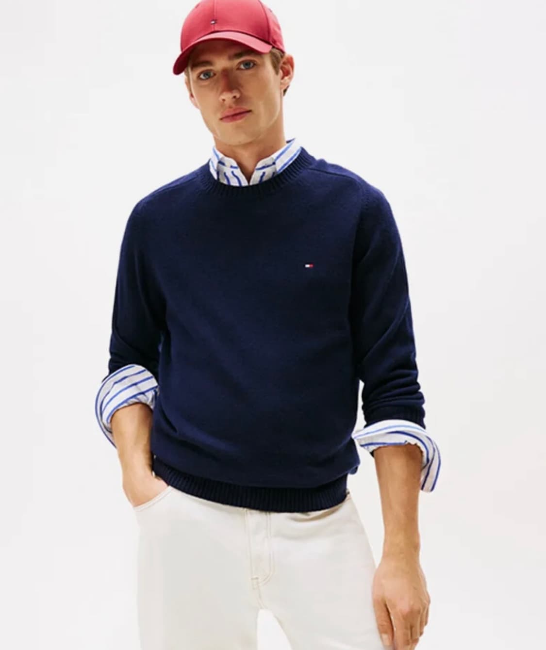 타미힐피거 니트 티셔츠 한섬 상품이미지1