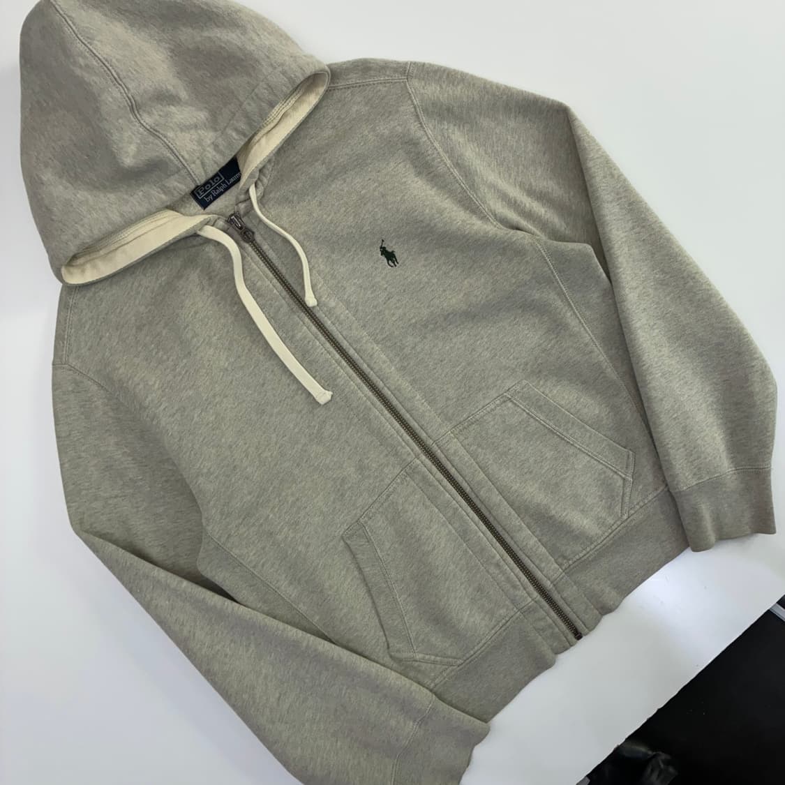 Polo 폴로 랄프로렌 멜란지그레이 써멀 후드집업 상품이미지1