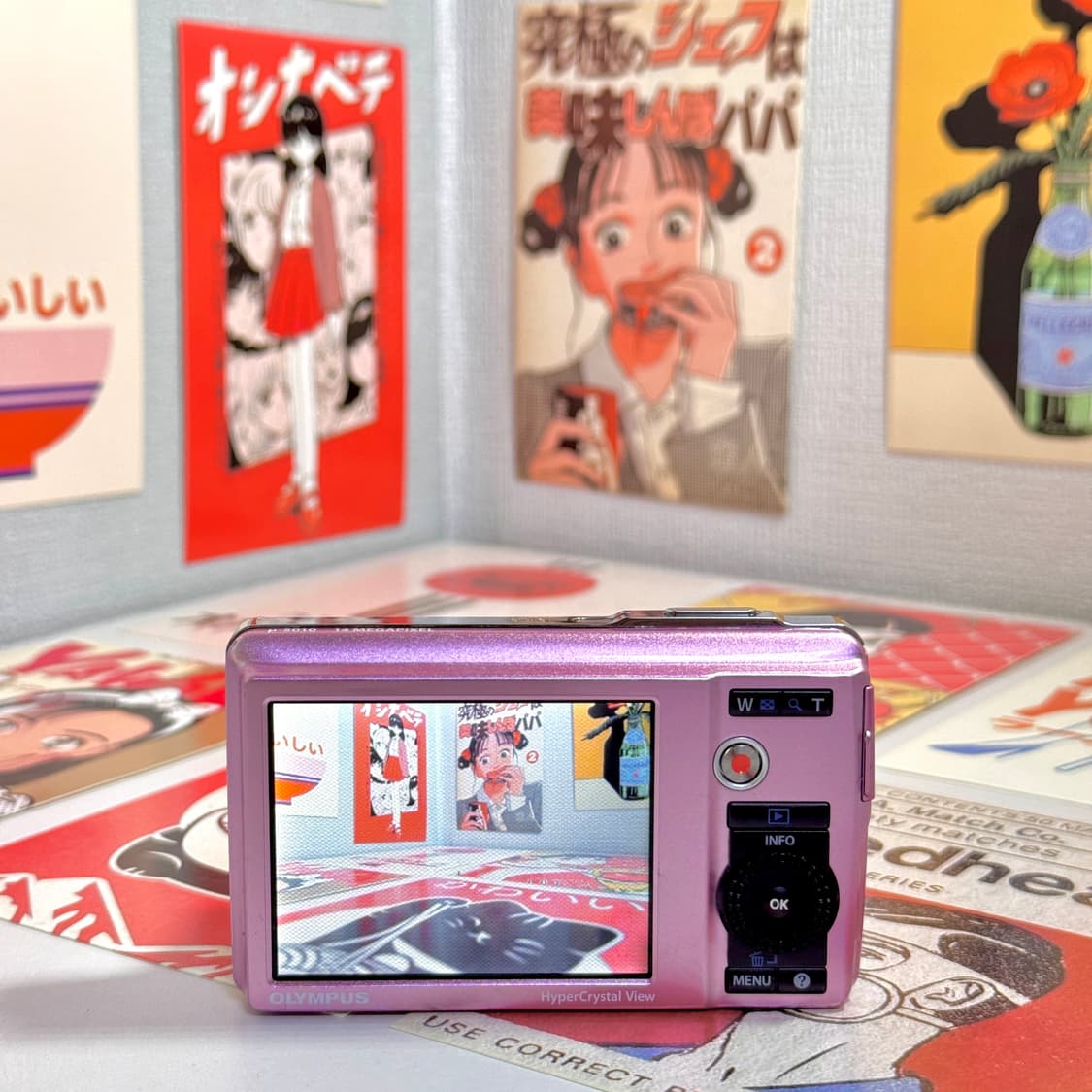 올림푸스 뮤 5010 베이비 핑크 빈티지디카 상품이미지2