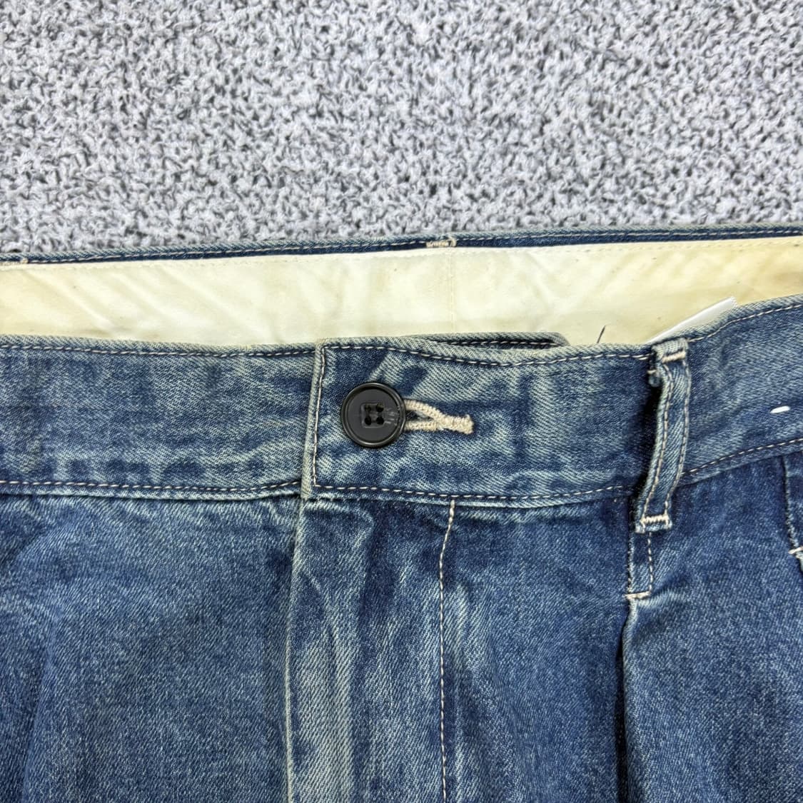 79 유니클로 남성 핀턱 데님 팬츠 0527J 상품이미지2