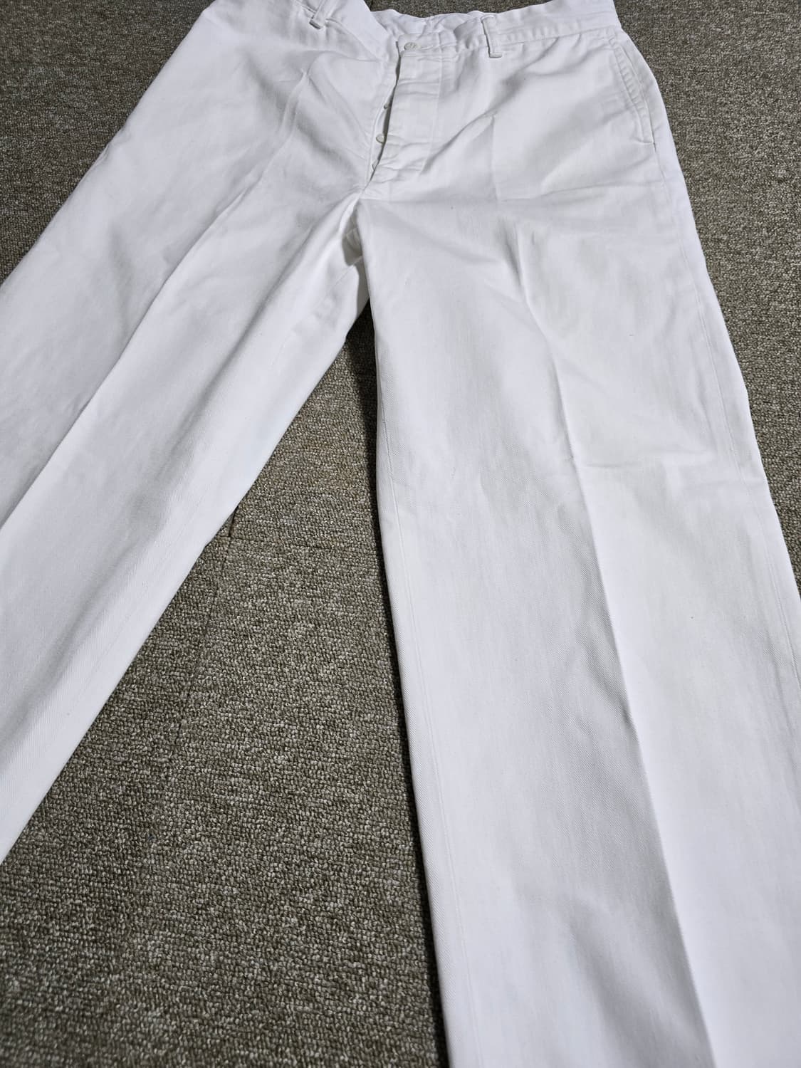 타임원클로딩 엣라코 워크팬츠 32 화이트 트라우저 부처프로덕츠 Timew 상품이미지2